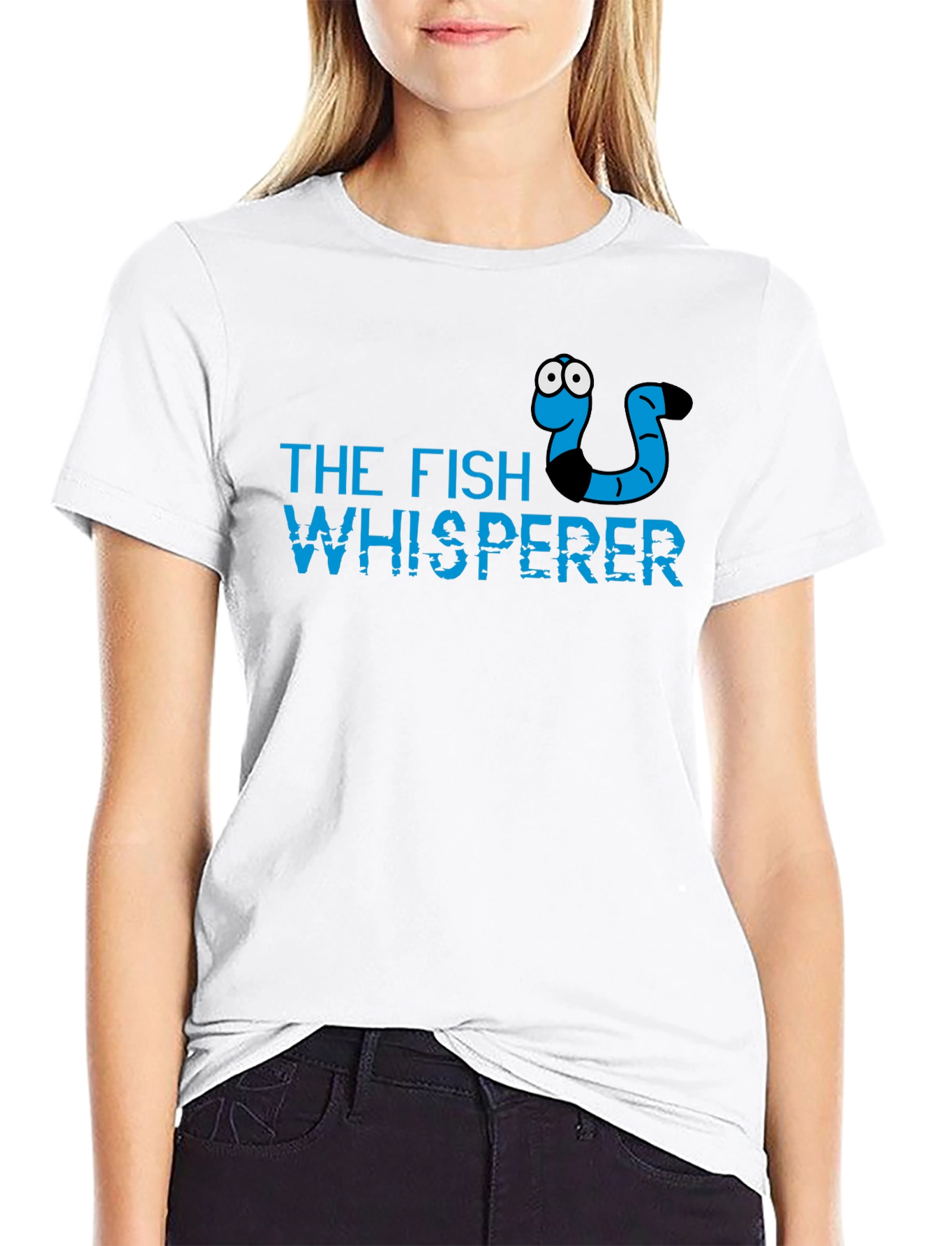 The Fish Whisperer Black Graphic Tee