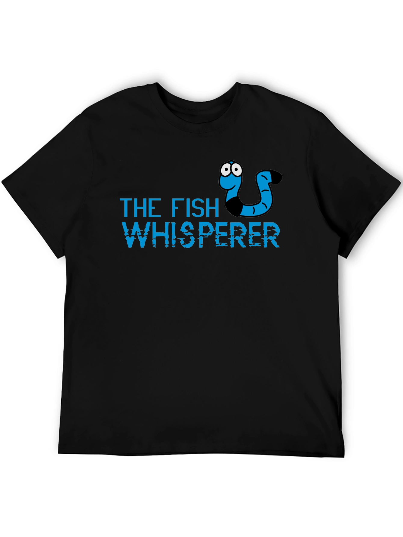 The Fish Whisperer Black Graphic Tee