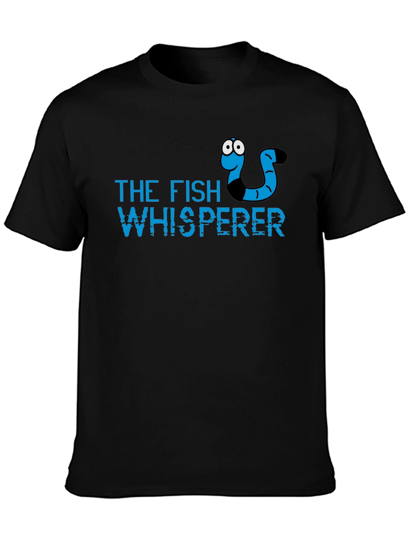 The Fish Whisperer Black Graphic Tee