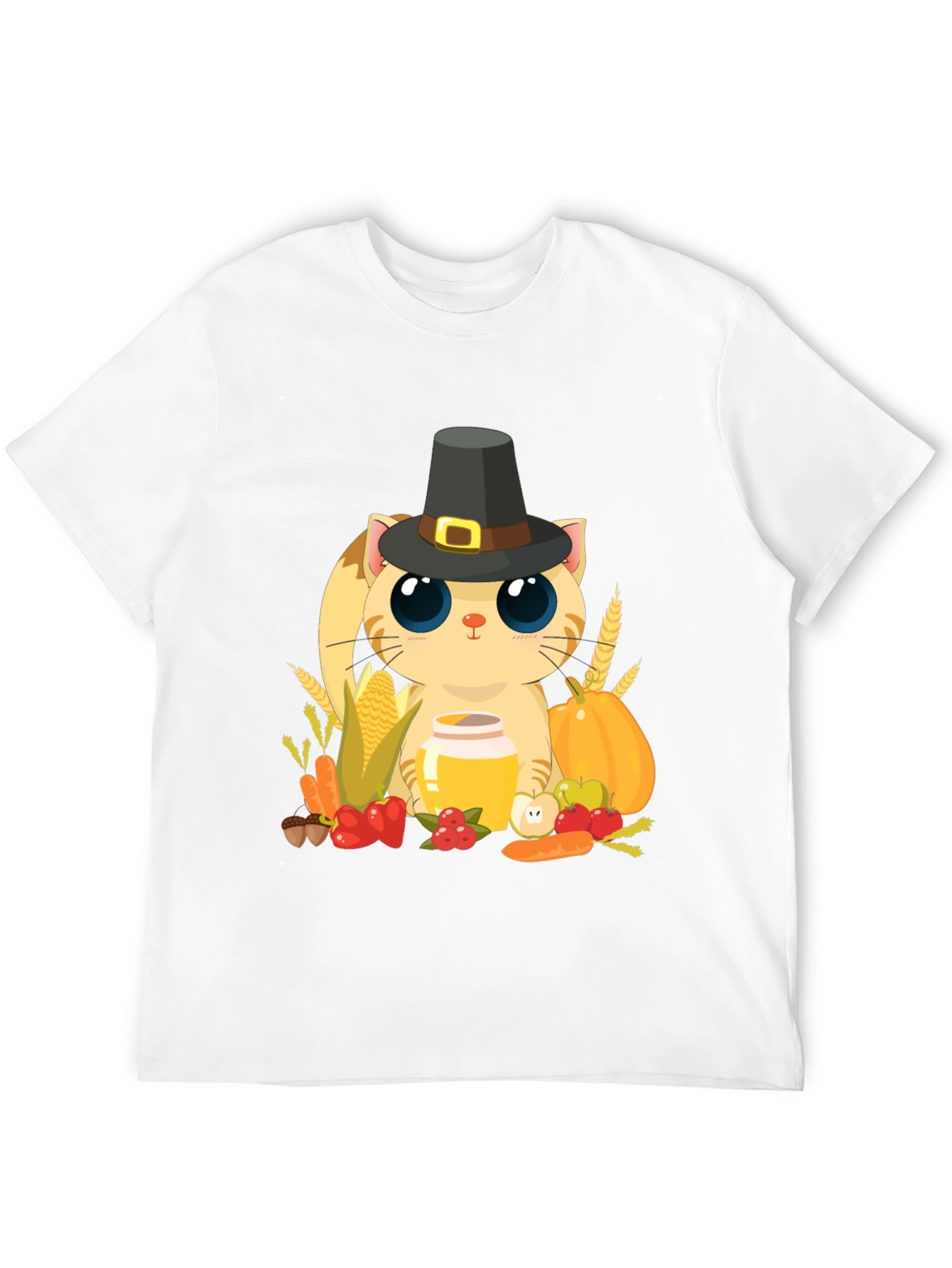 Thanksgiving Cat T-Shirt