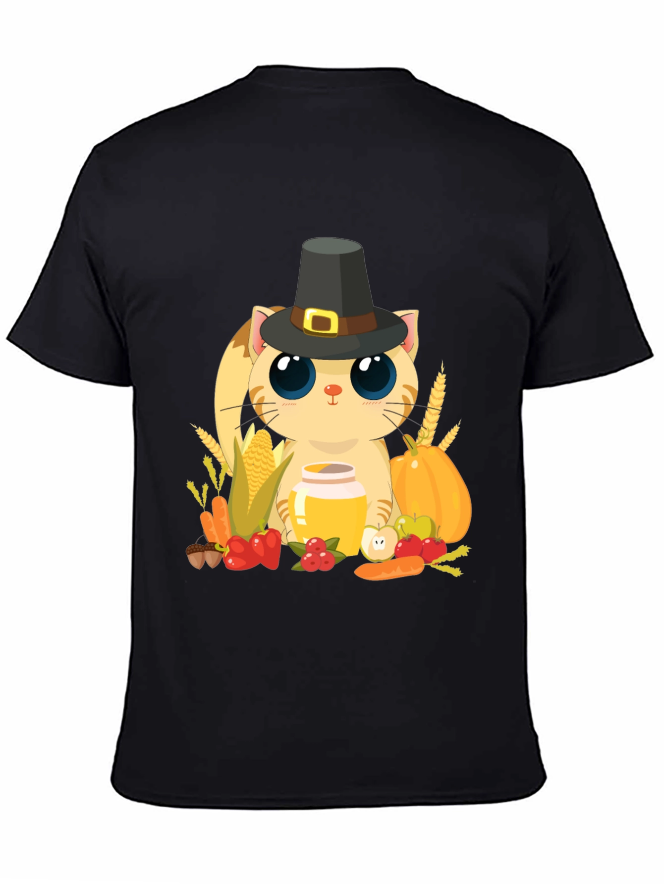 Thanksgiving Cat T-Shirt