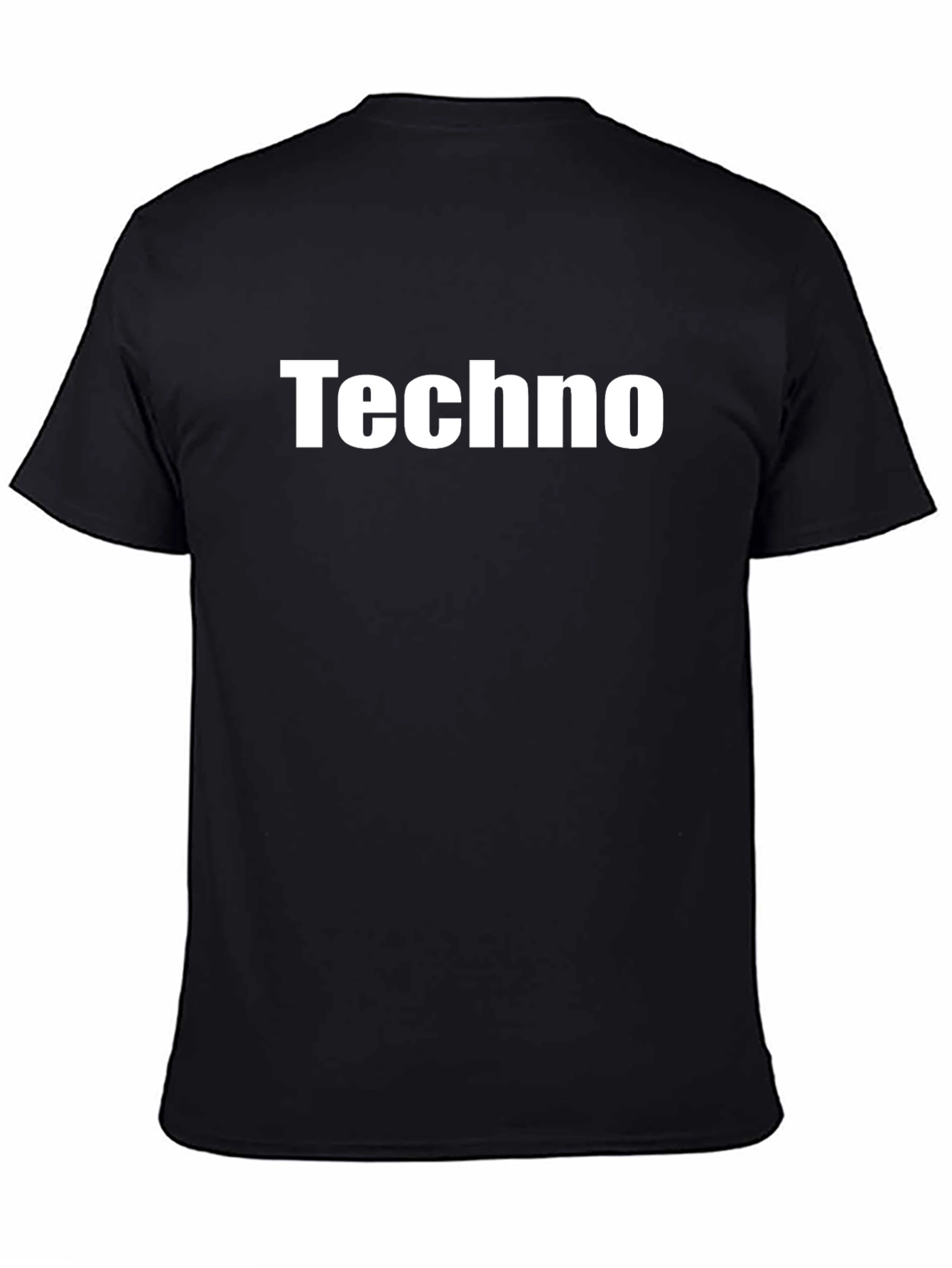 Techno Music T-Shirt - Black Cotton Tee