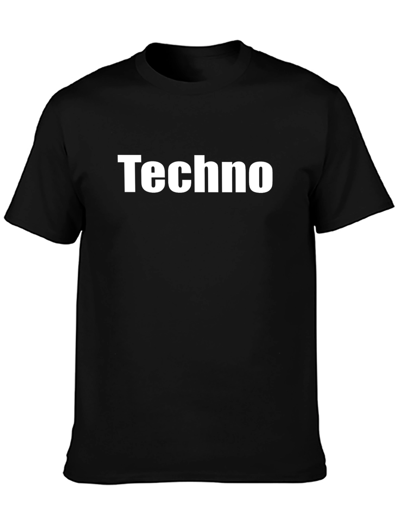 Techno Music T-Shirt - Black Cotton Tee