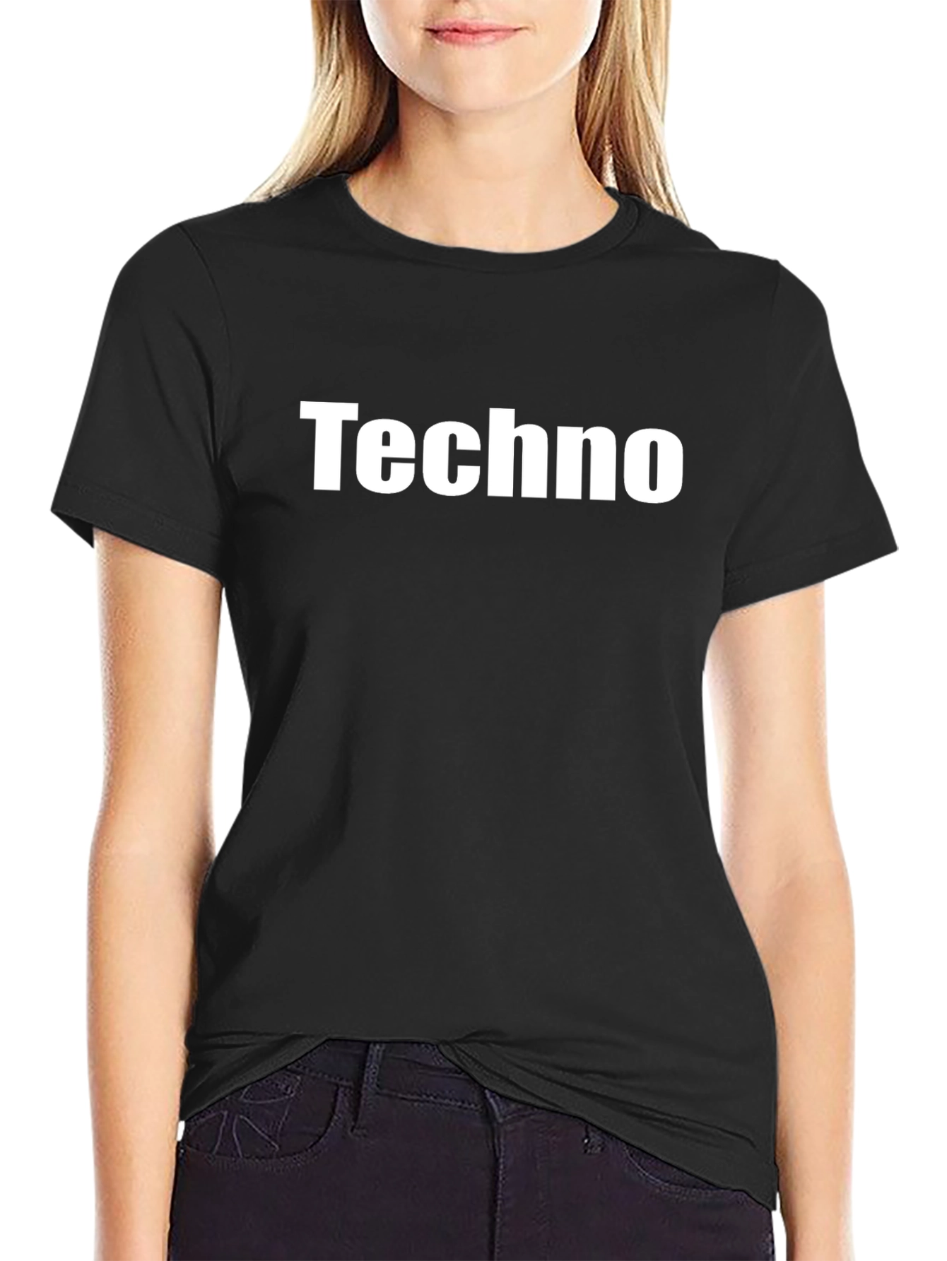 Techno Music T-Shirt - Black Cotton Tee