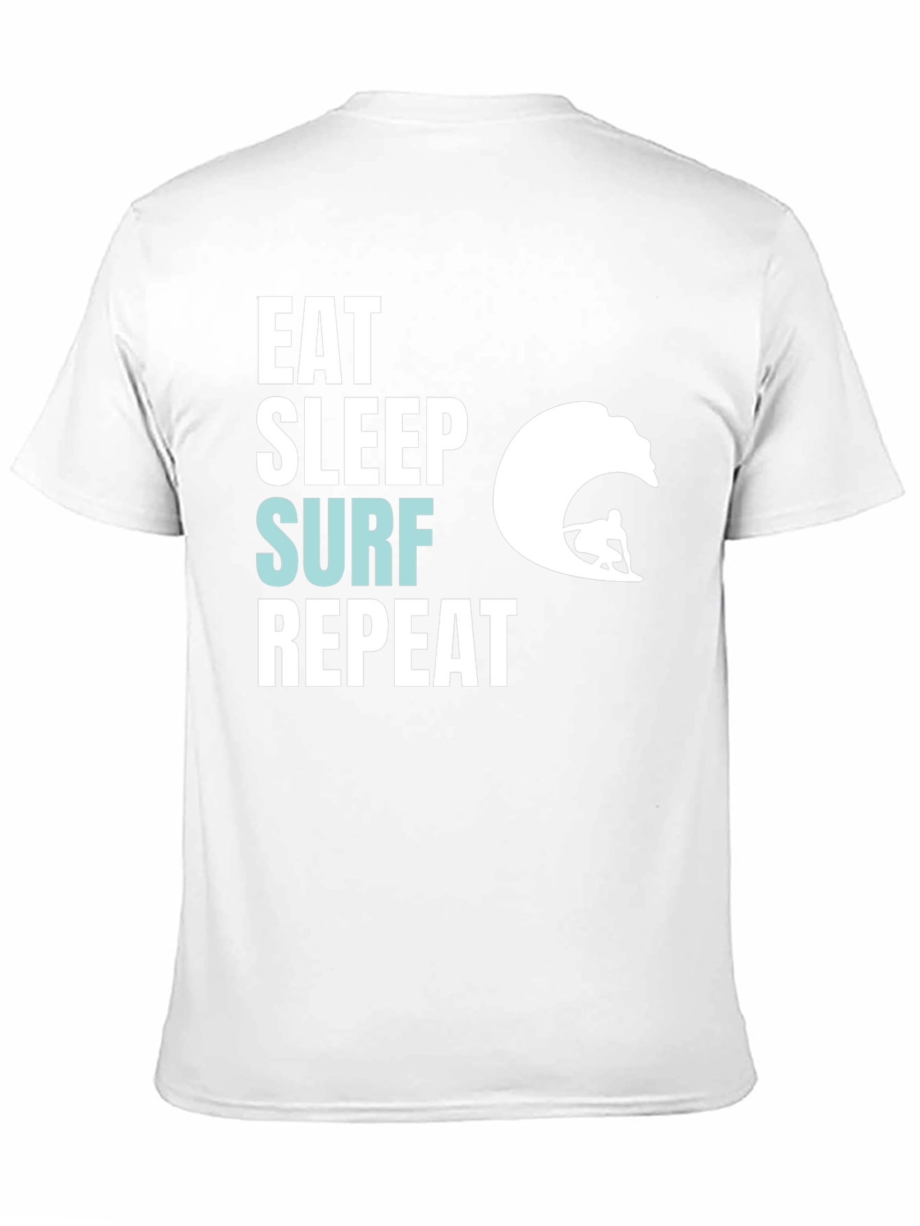 Eat Sleep Surf Repeat Graphic Tee