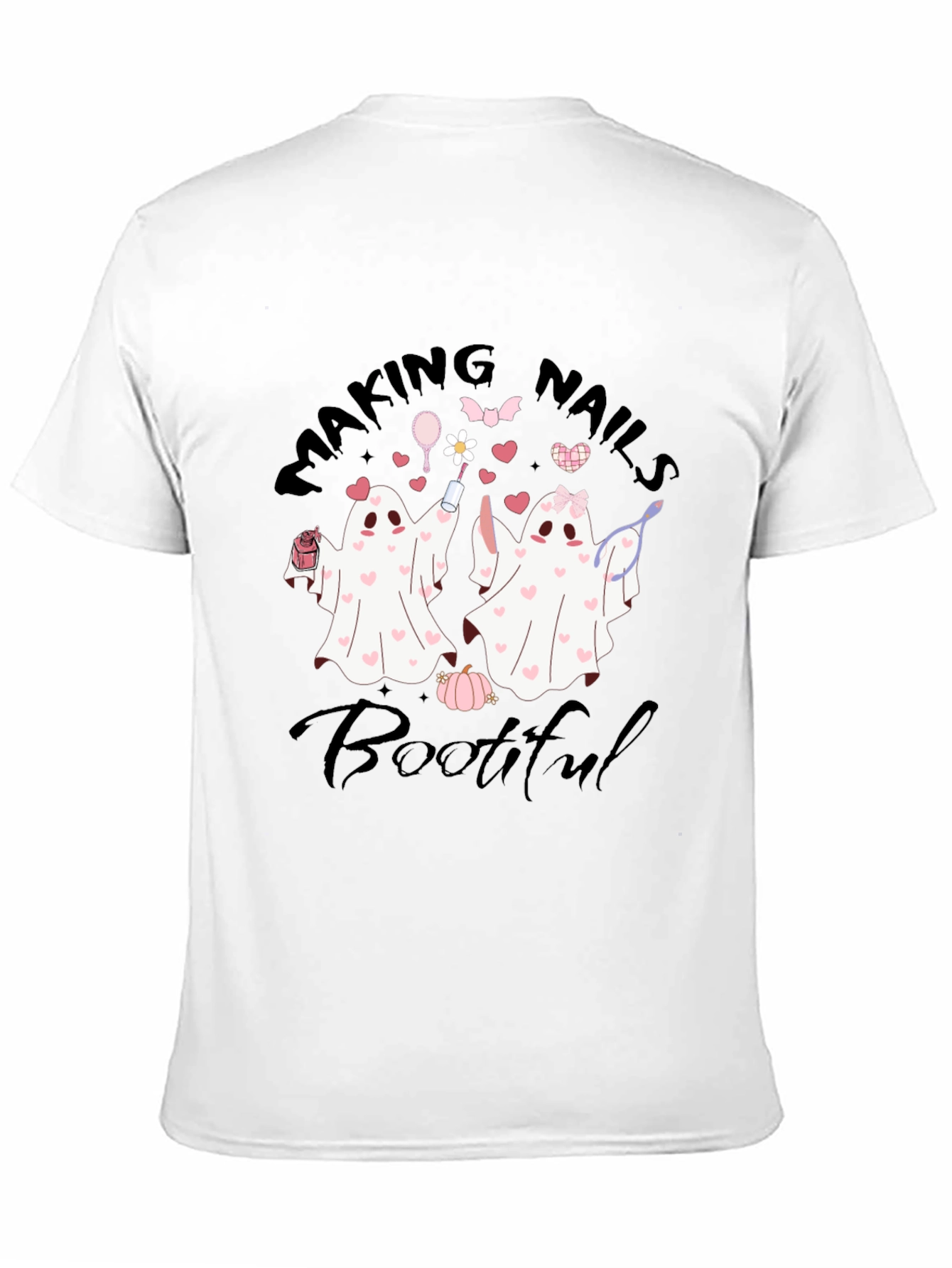Making Nails Bootiful Ghost T-Shirt