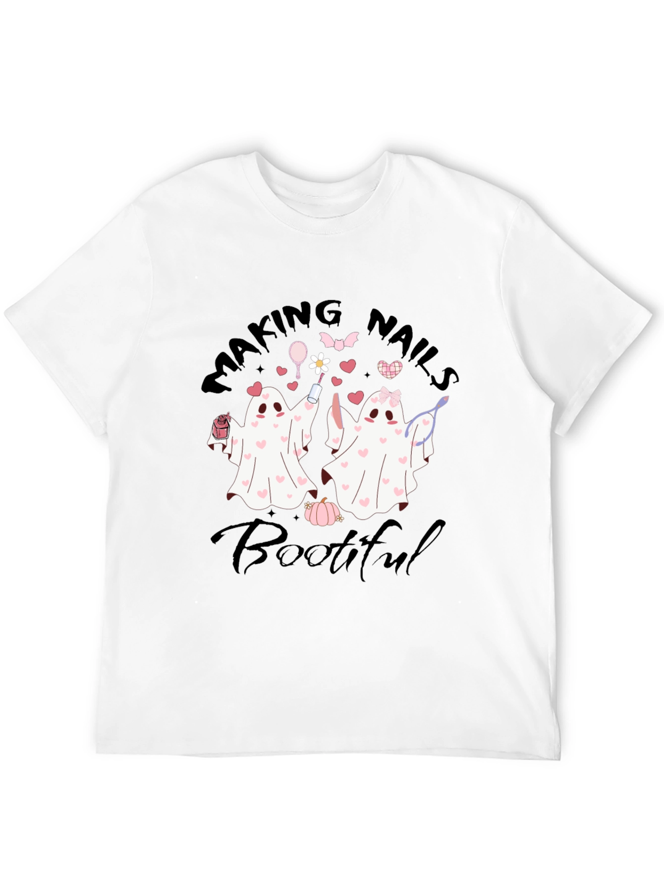 Making Nails Bootiful Ghost T-Shirt