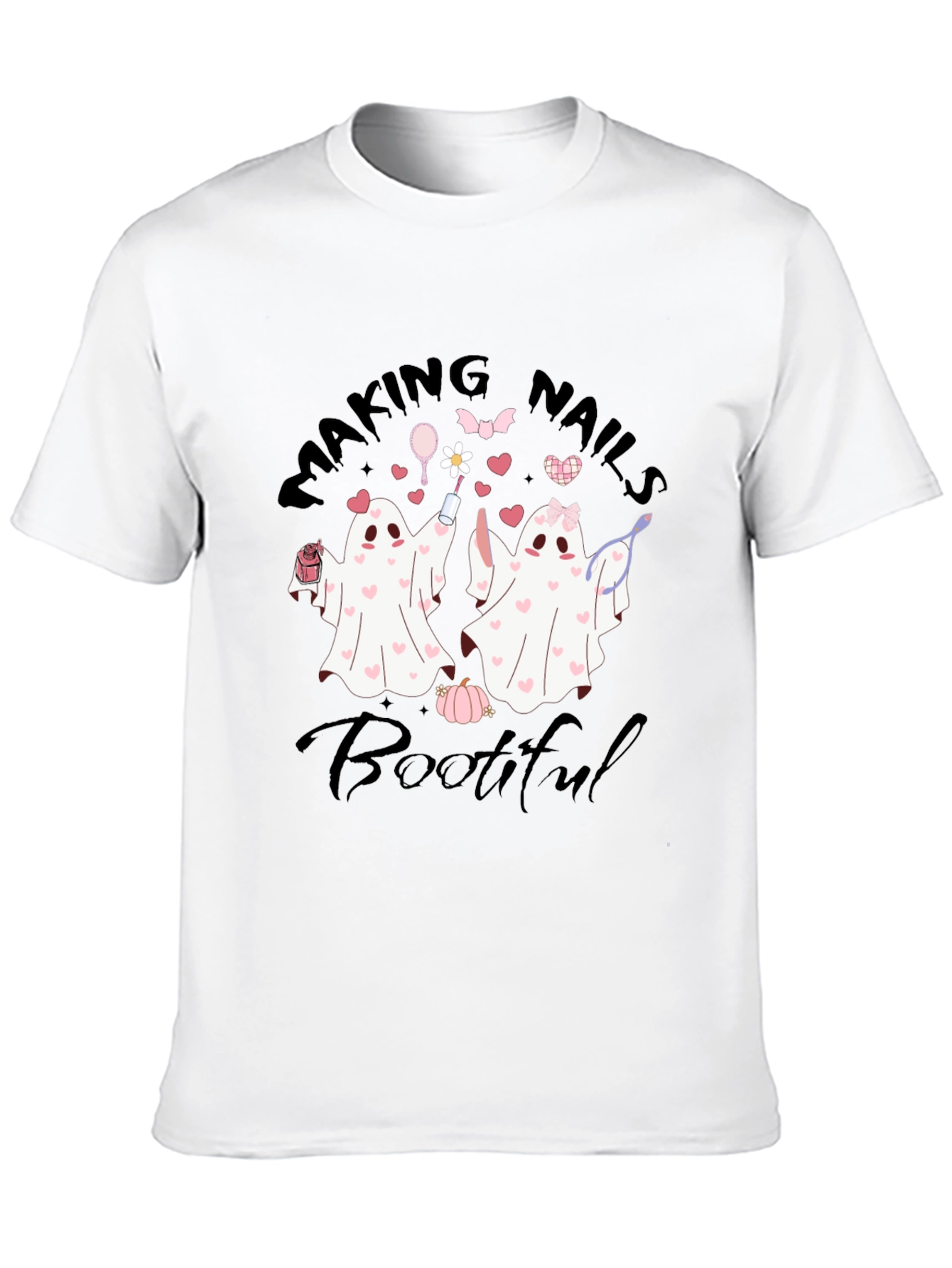 Making Nails Bootiful Ghost T-Shirt