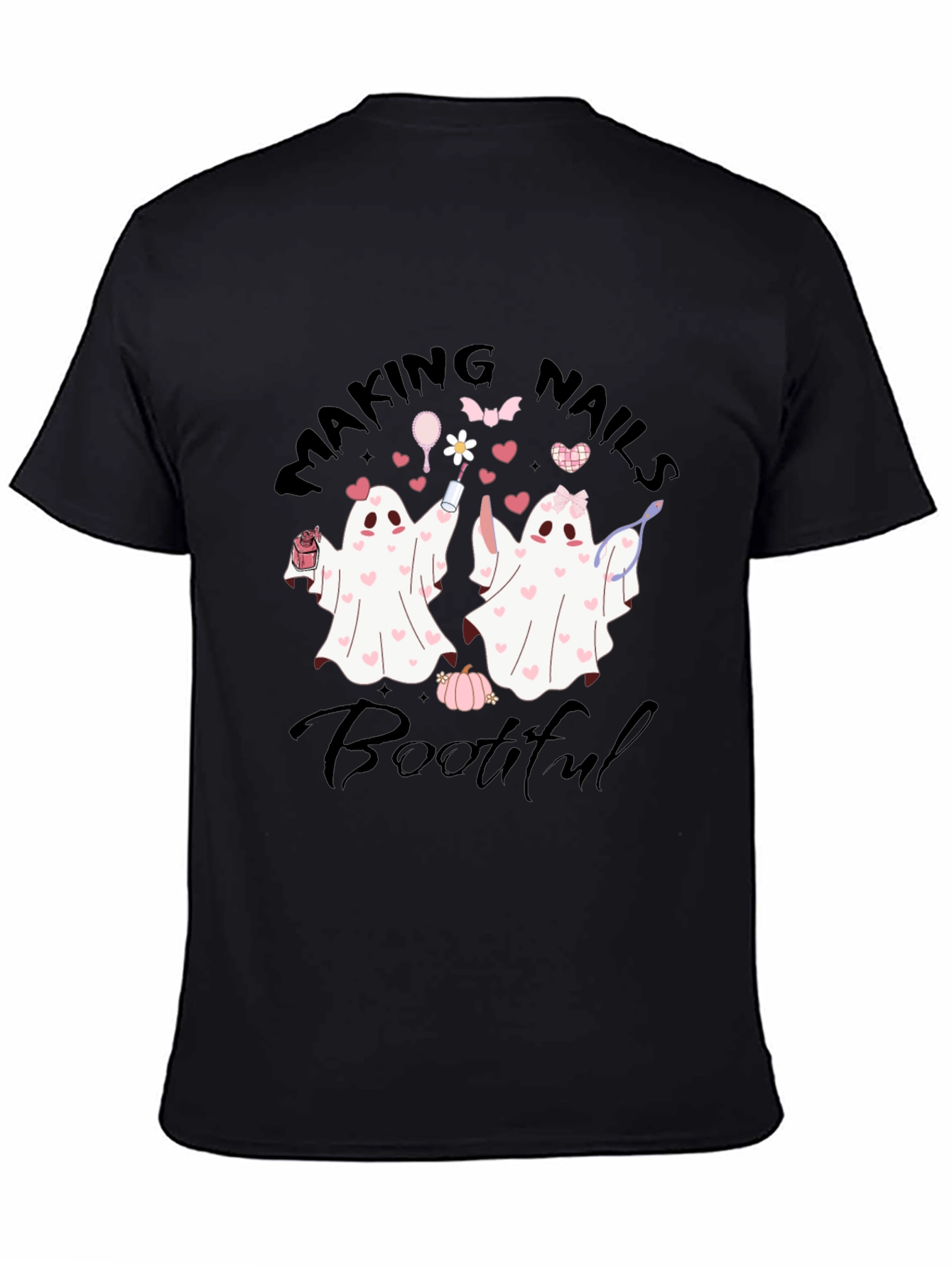 Making Nails Bootiful Ghost T-Shirt