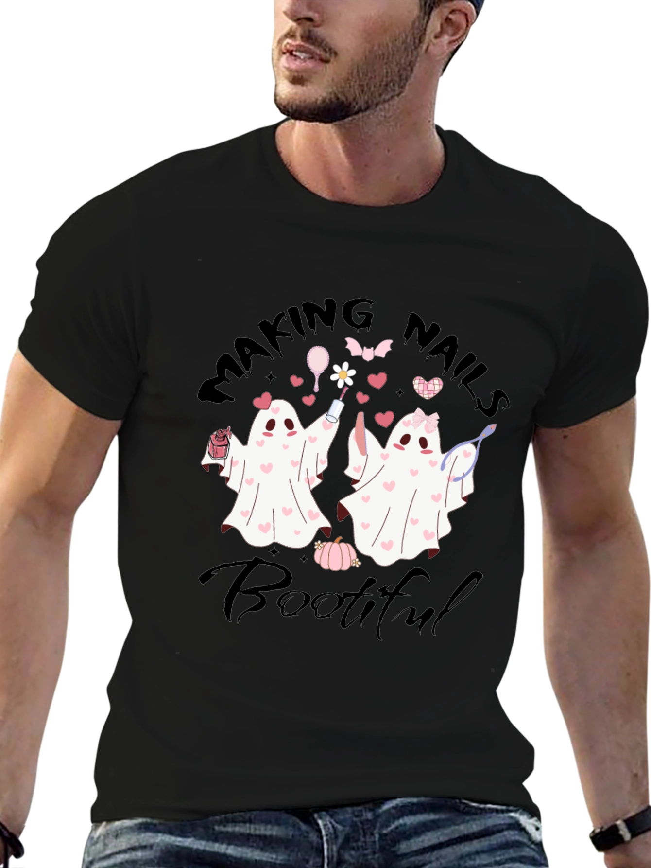 Making Nails Bootiful Ghost T-Shirt