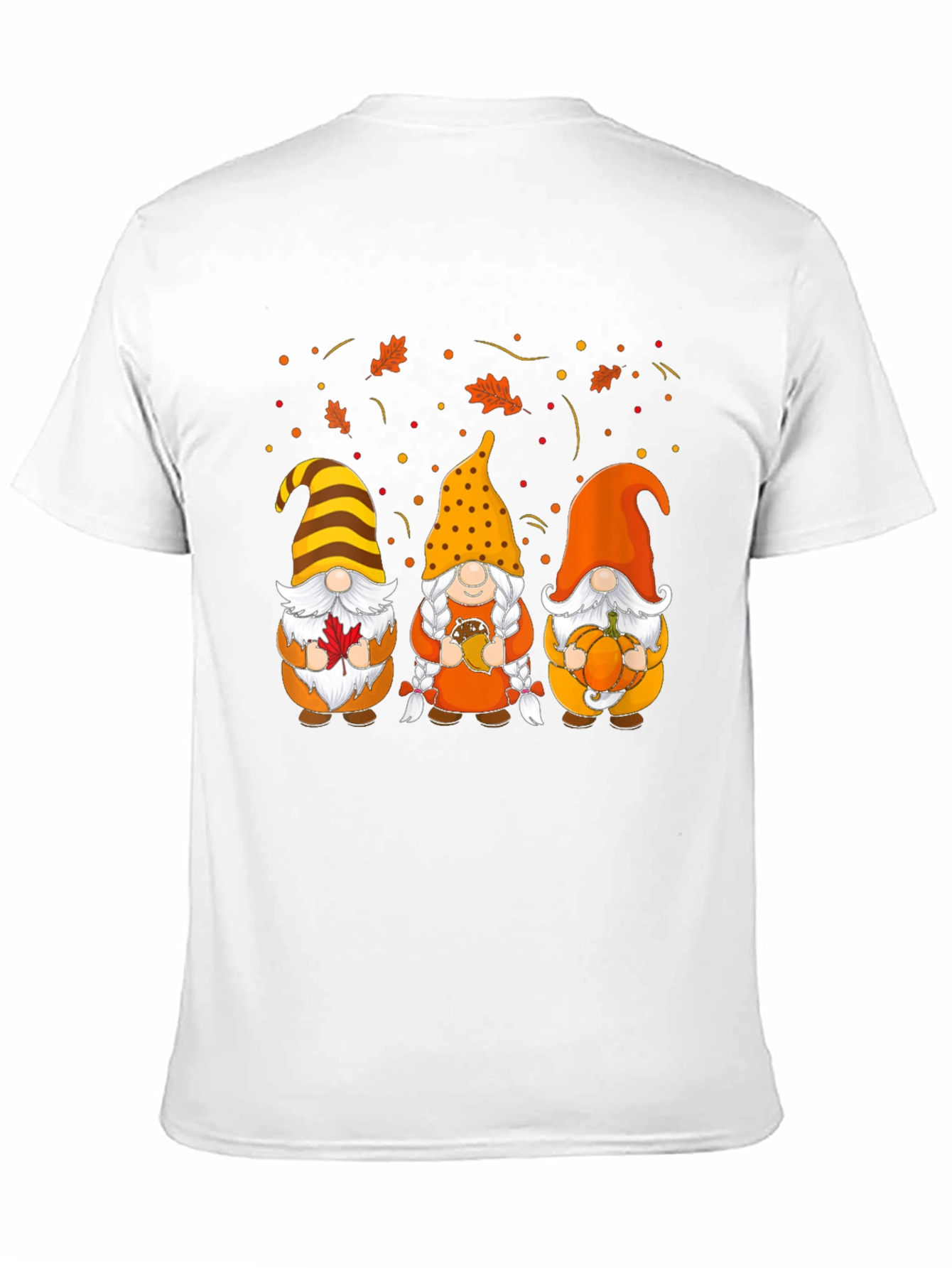 Fall Gnomes T-Shirt - Autumn Harvest Graphic Tee