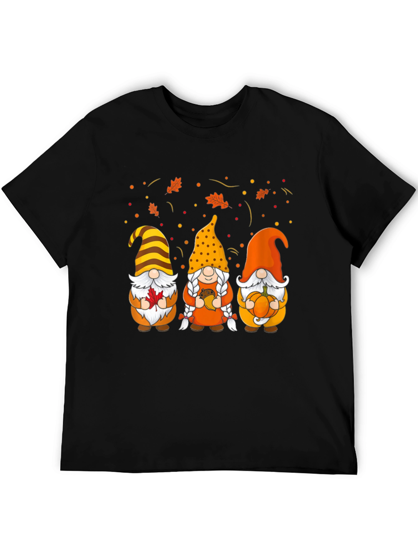 Fall Gnomes T-Shirt - Autumn Harvest Graphic Tee