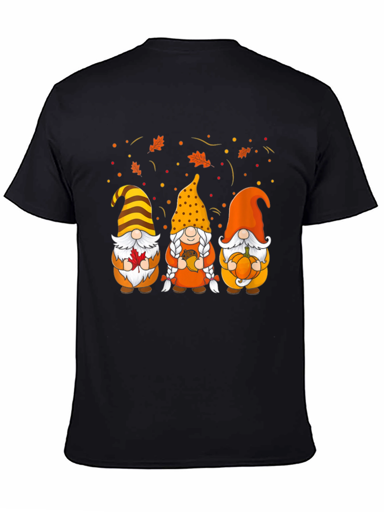 Fall Gnomes T-Shirt - Autumn Harvest Graphic Tee