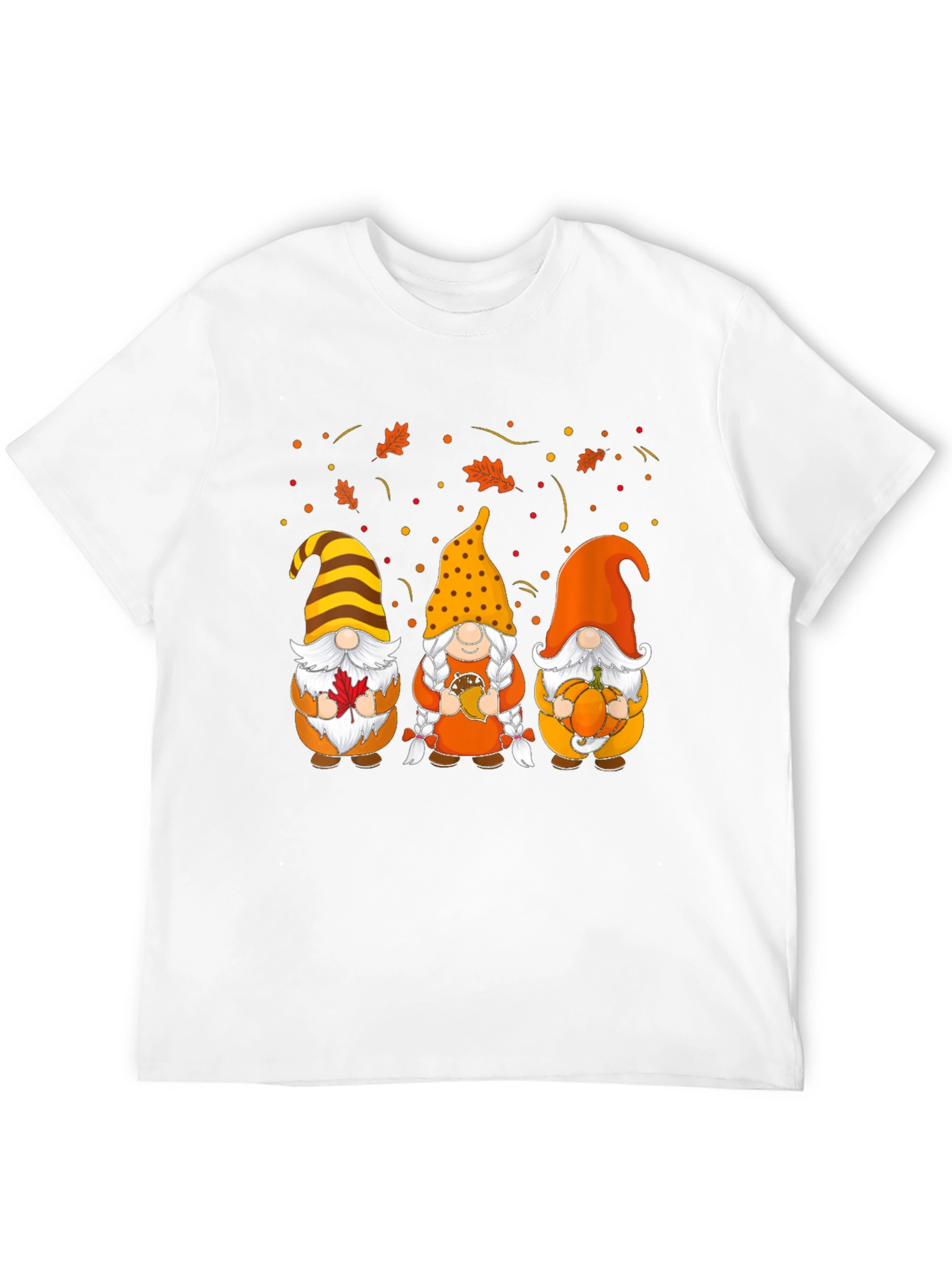 Fall Gnomes T-Shirt - Autumn Harvest Graphic Tee