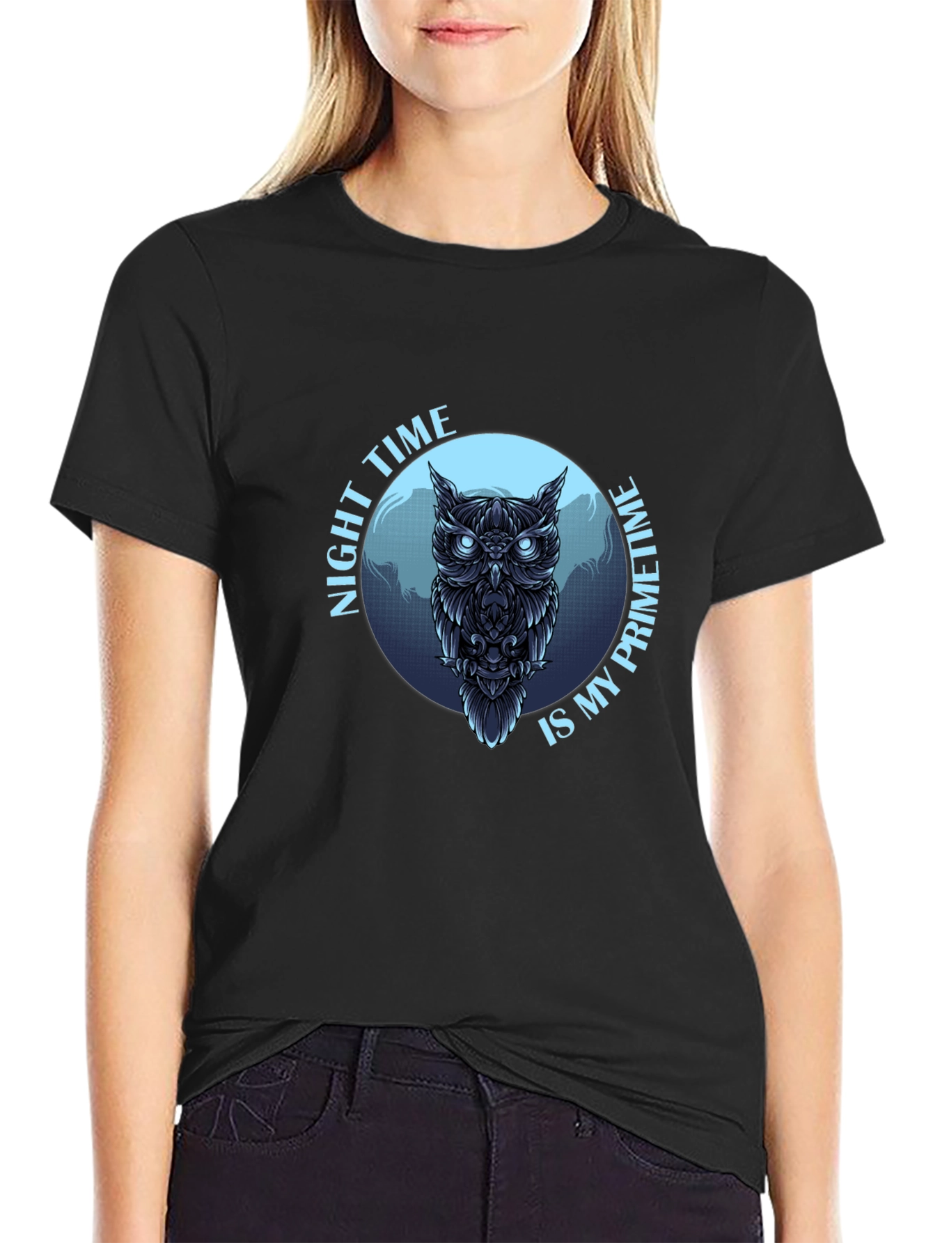 Night Owl Graphic T-Shirt - Prime Time Design