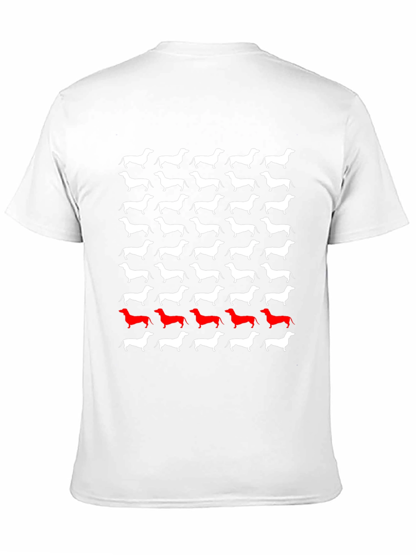 Dachshund Dog Pattern T-Shirt