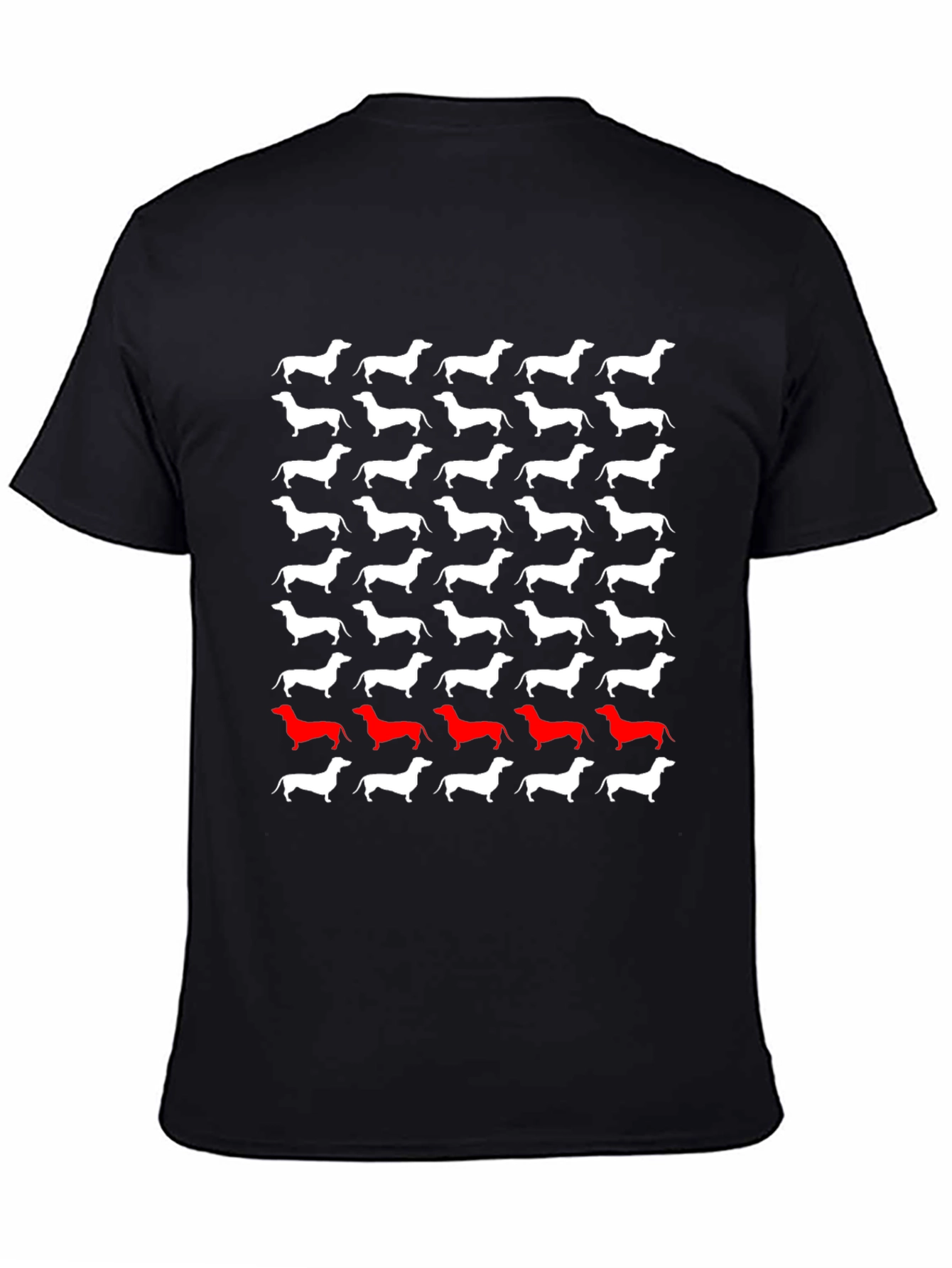 Dachshund Dog Pattern T-Shirt