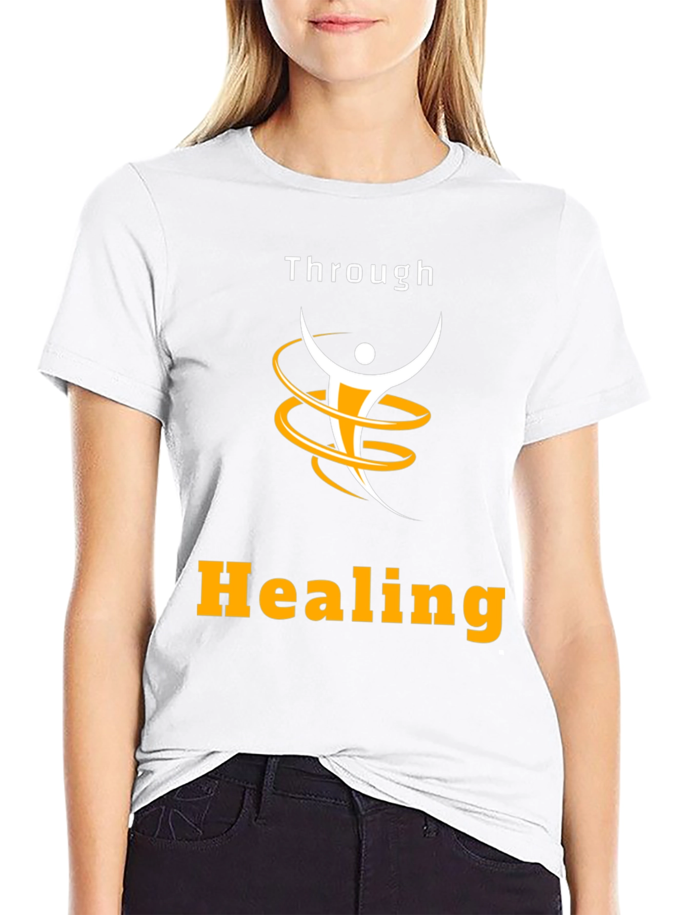 Through Healing Graphic Tee - Black
