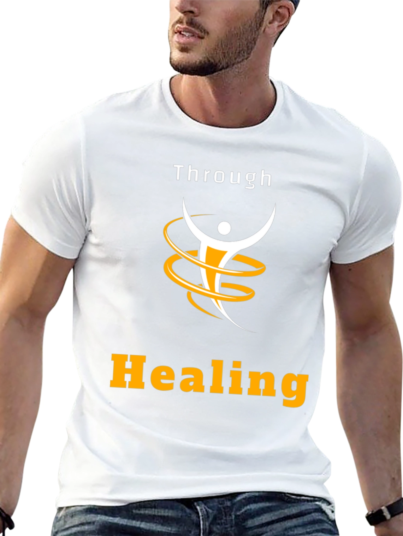 Through Healing Graphic Tee - Black
