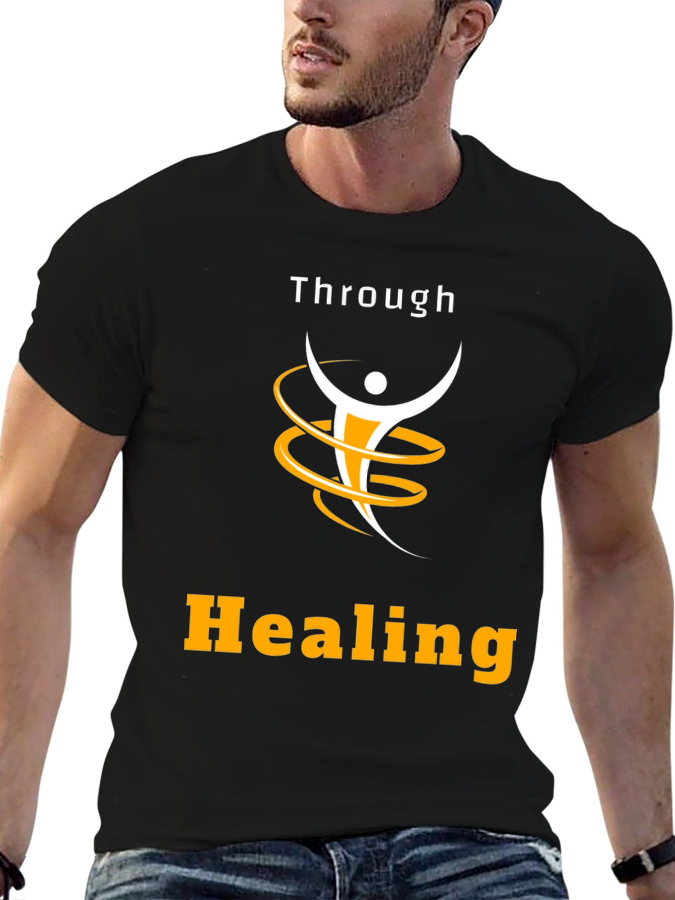 Through Healing Graphic Tee - Black