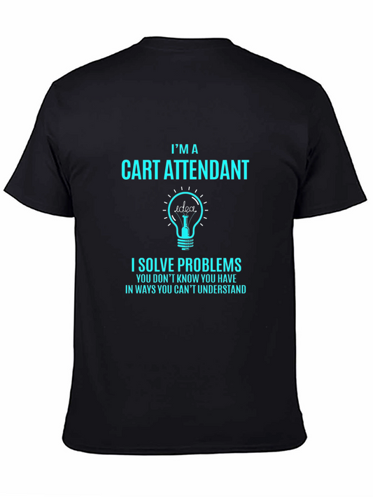 Cart Attendant T-Shirt - Problem Solver Tee