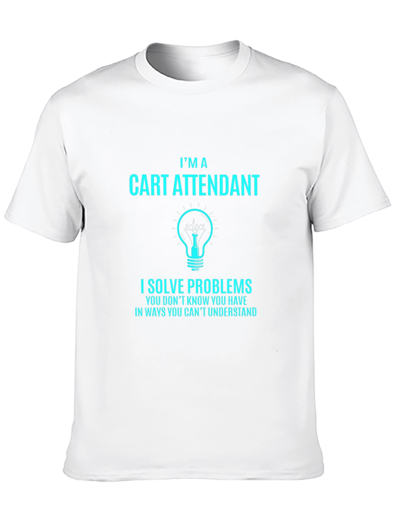 Cart Attendant T-Shirt - Problem Solver Tee