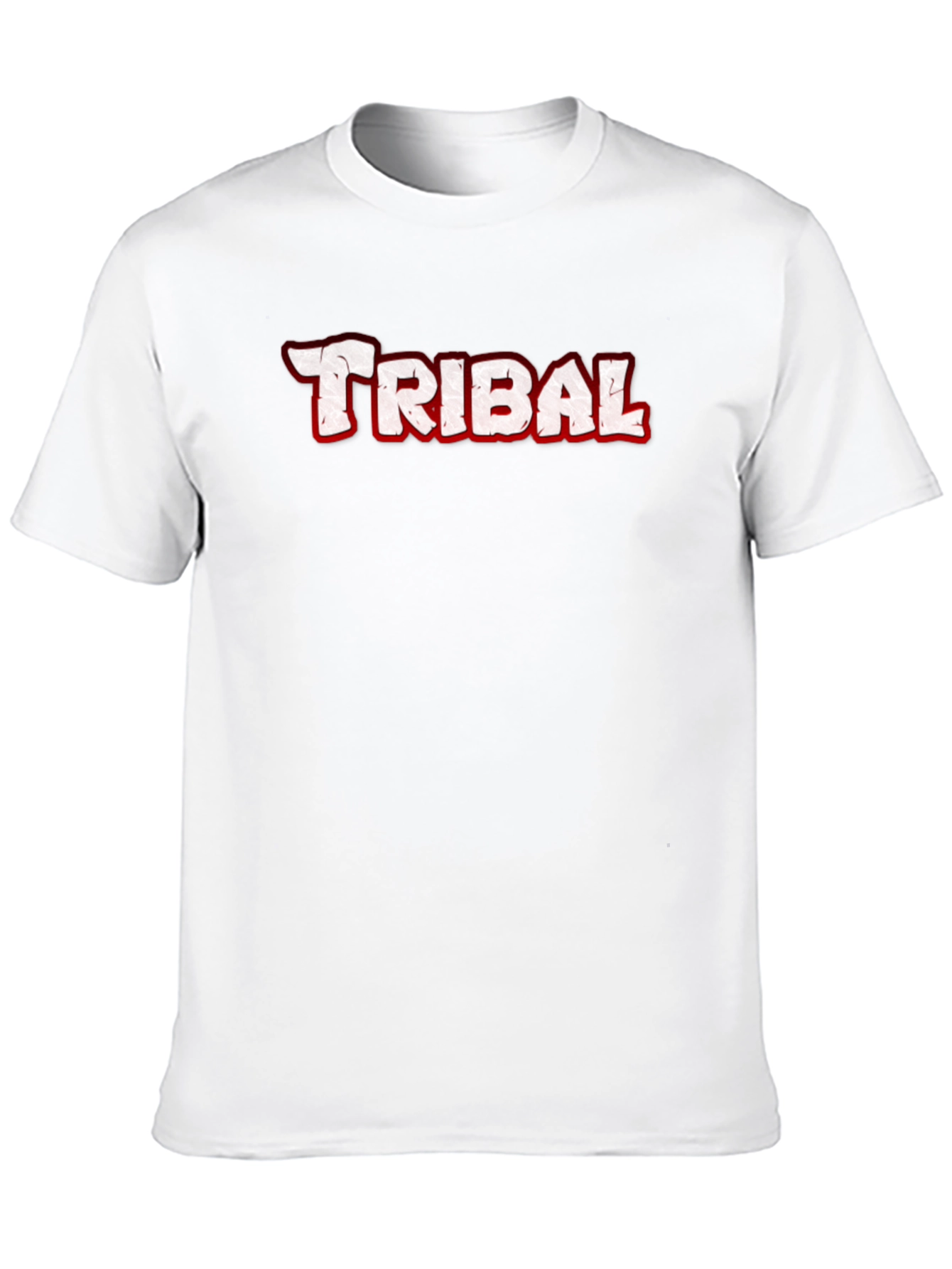 Tribal Graphic Print Black Crew Neck T-Shirt
