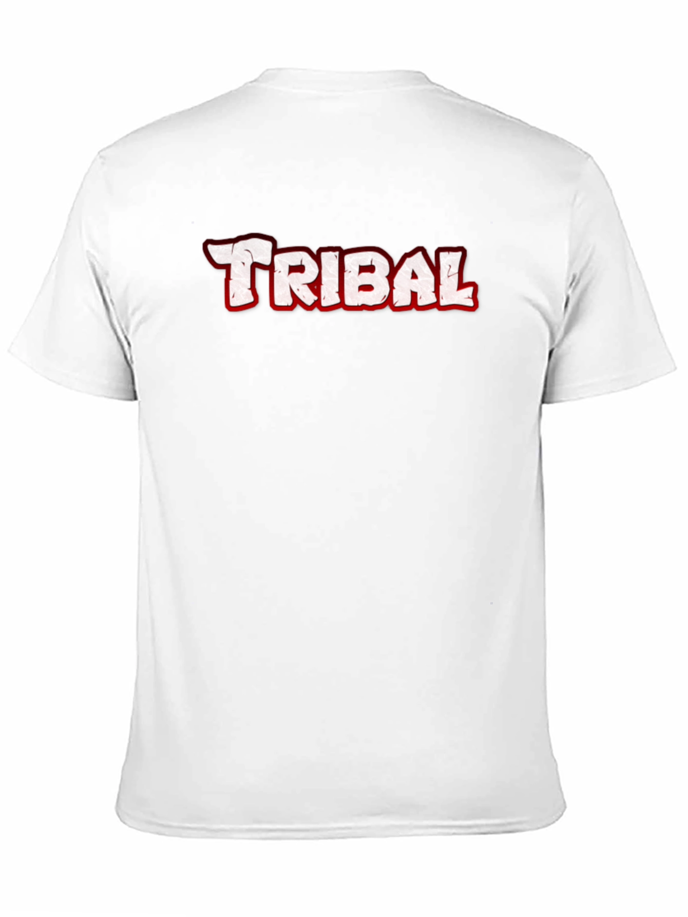 Tribal Graphic Print Black Crew Neck T-Shirt