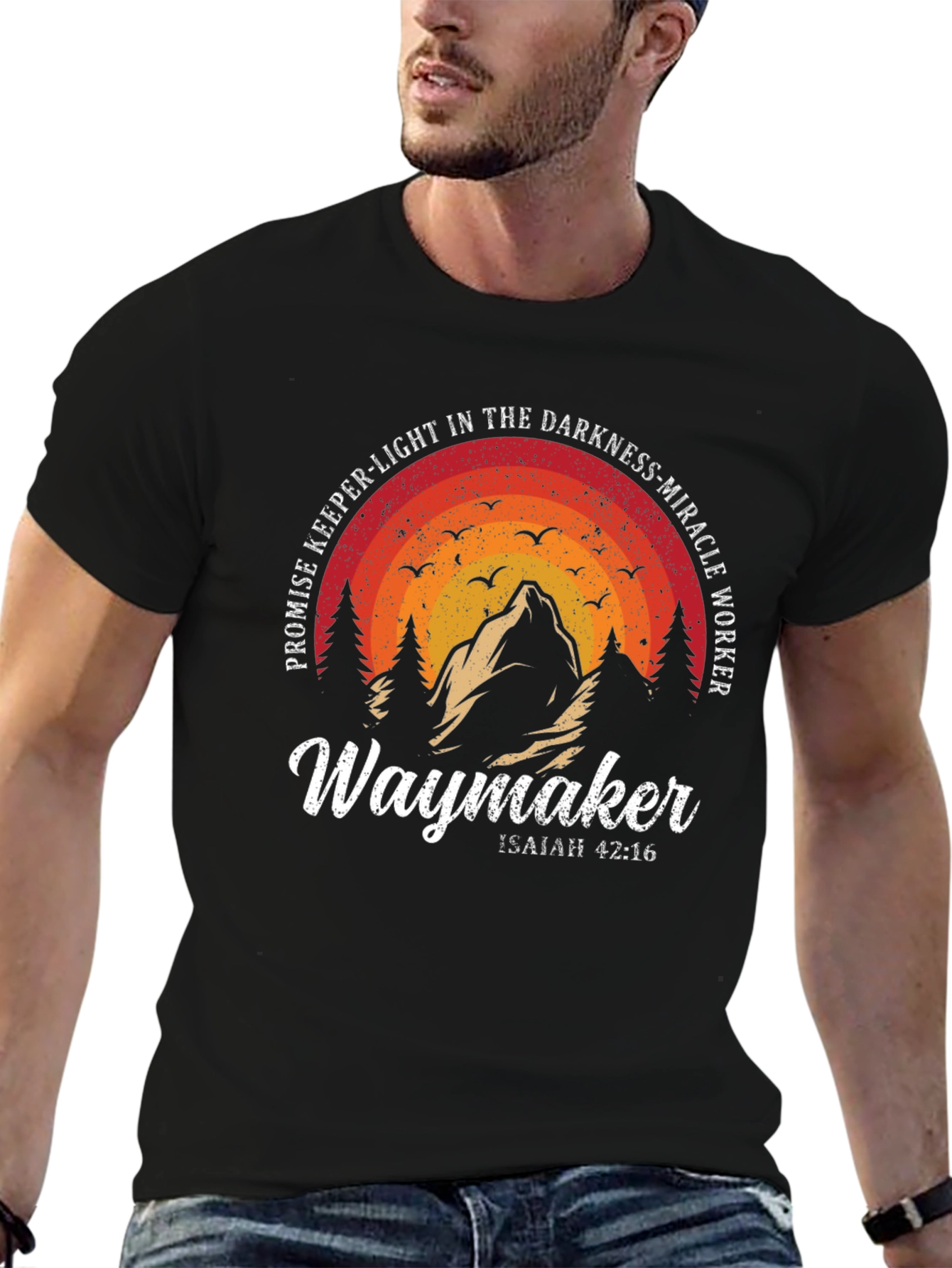 Waymaker Graphic T-Shirt Christian Tee