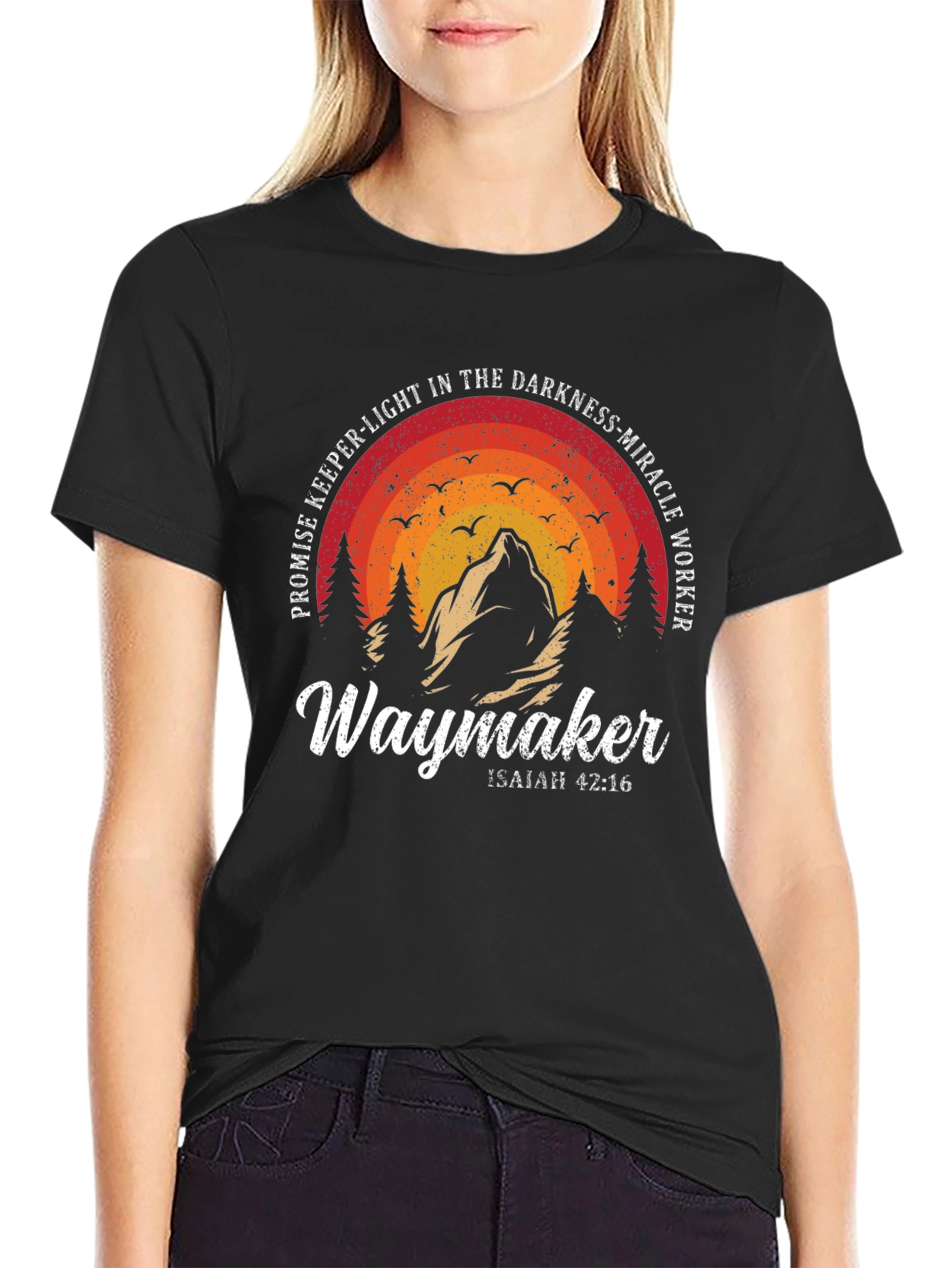 Waymaker Graphic T-Shirt Christian Tee