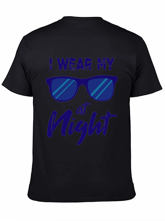 I Wear My Sunglasses at Night Graphic Tee
