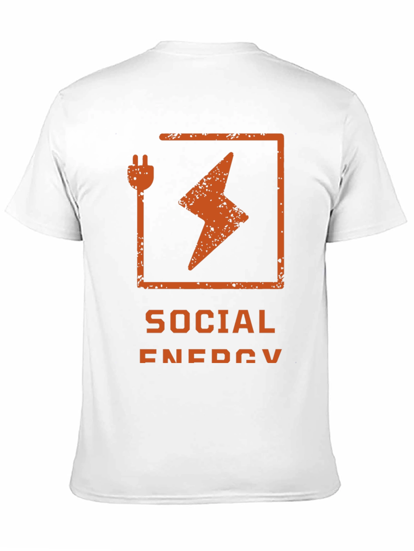Social Energy Graphic Tee - Black Crew Neck T-Shirt