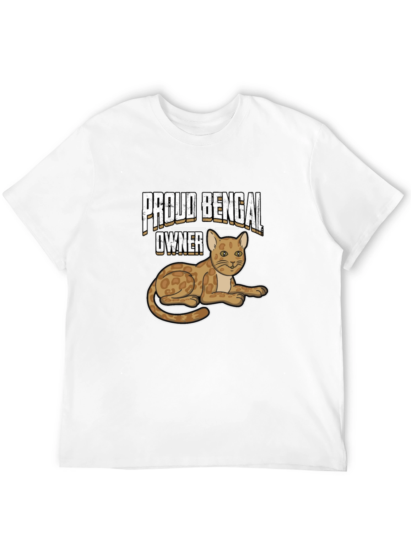 Proud Bengal Owner Black T-Shirt