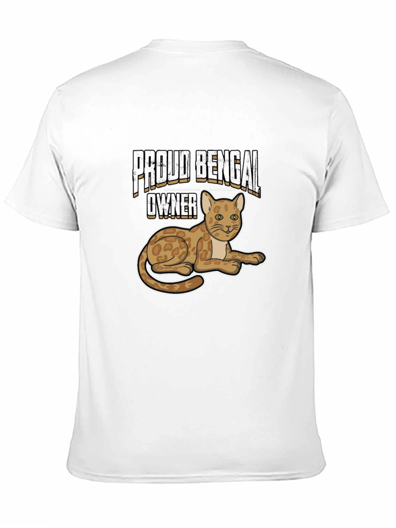 Proud Bengal Owner Black T-Shirt