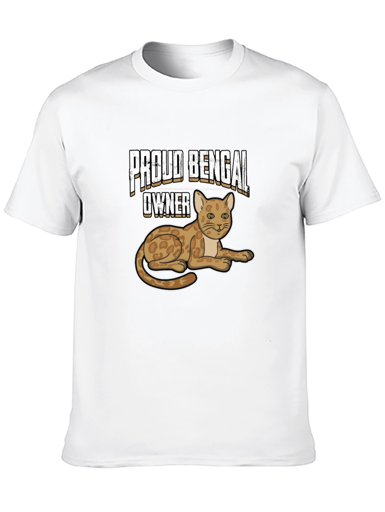 Proud Bengal Owner Black T-Shirt