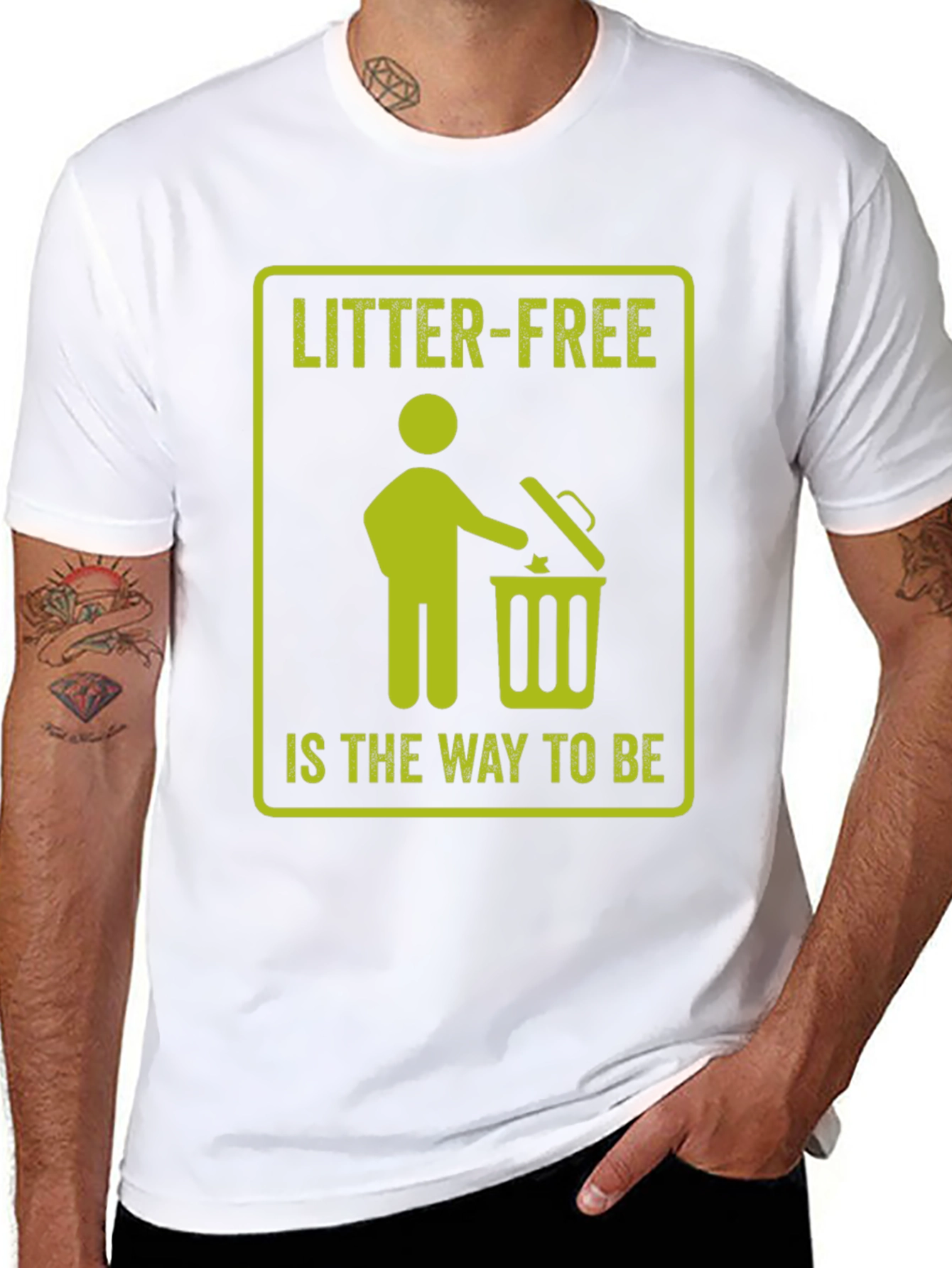 Litter-Free is the Way to Be Graphic Tee