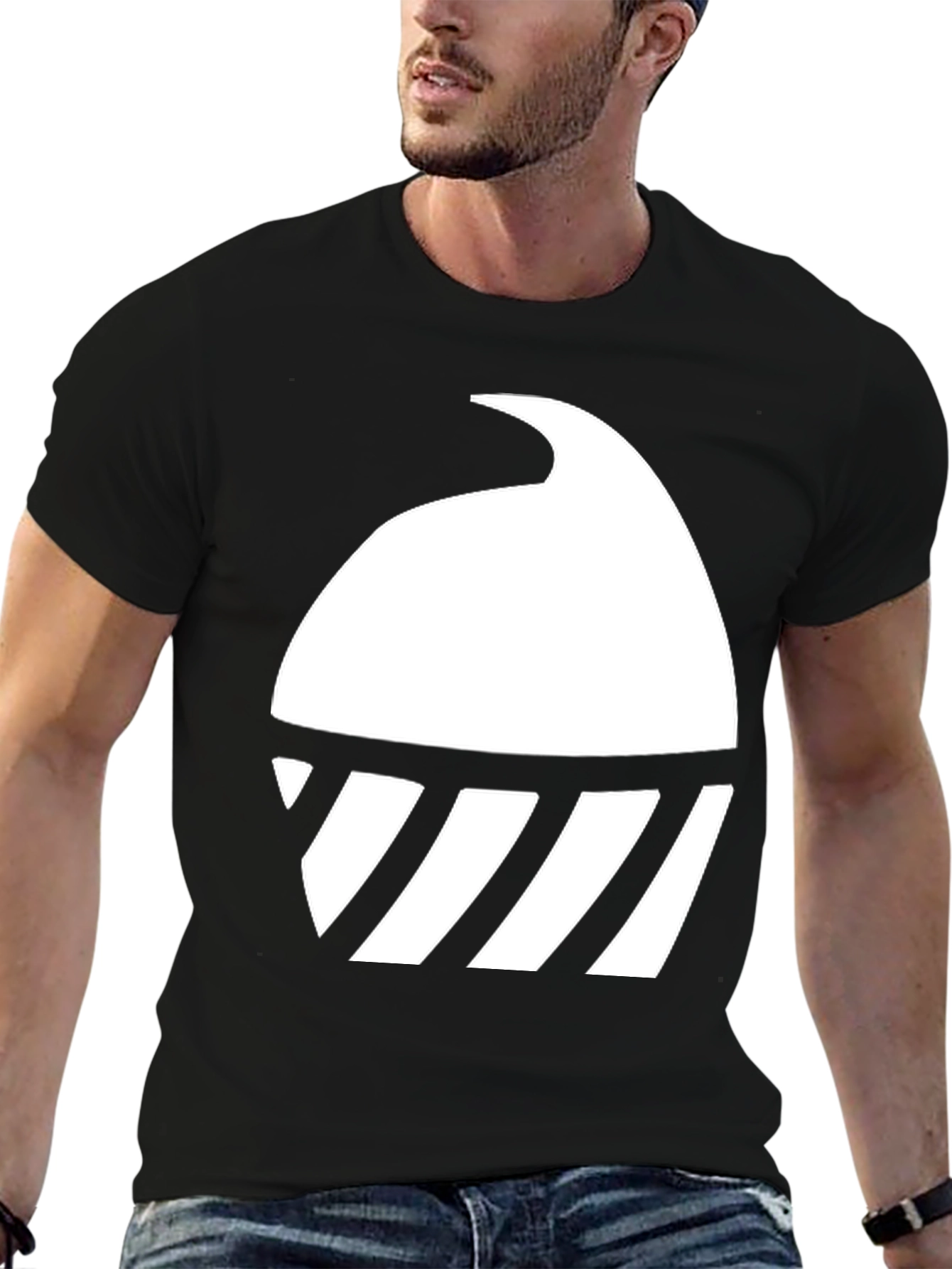 Cupcake Graphic Tee - Casual Black T-Shirt