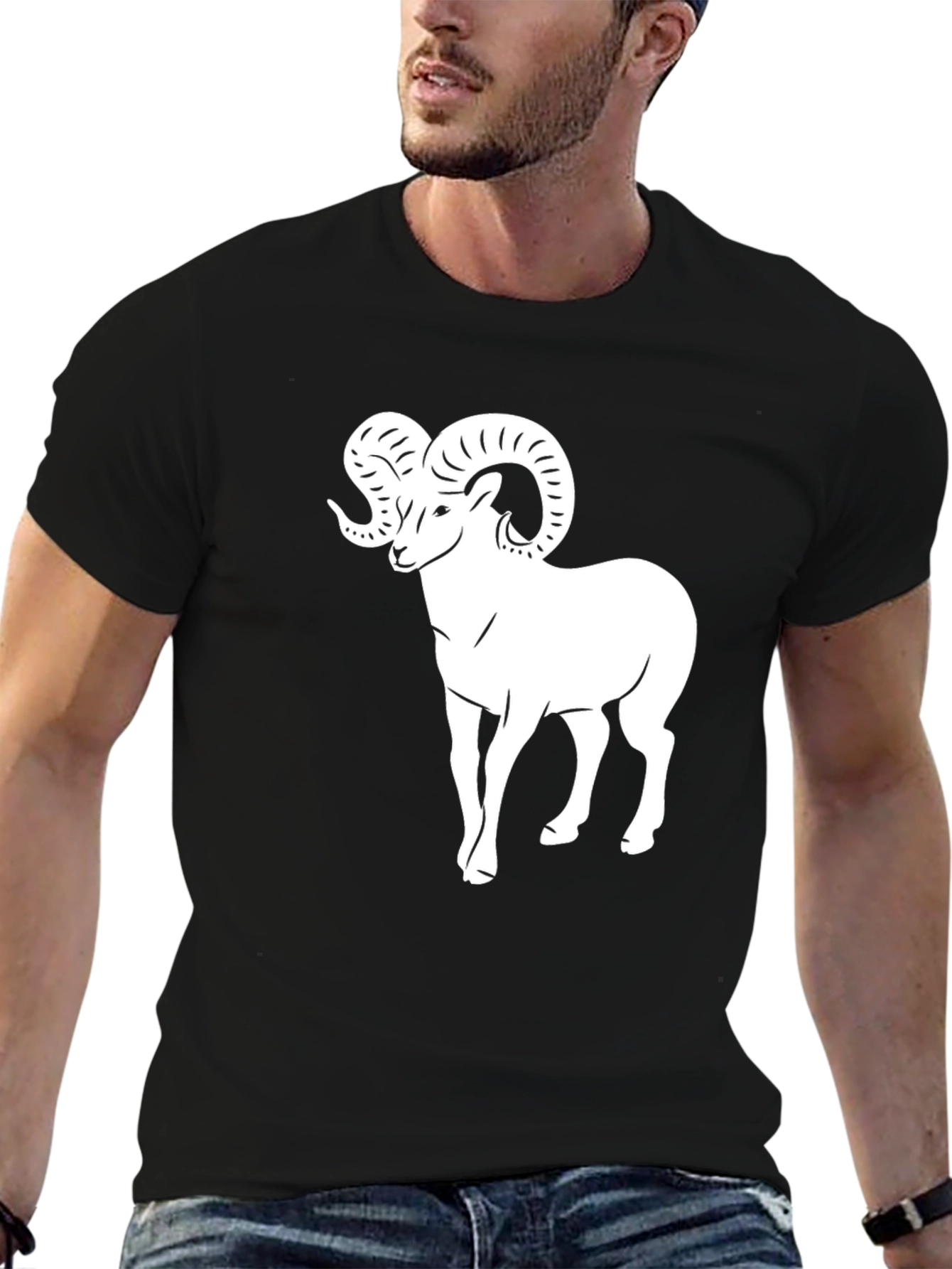 Ram Graphic Tee - Classic Black T-Shirt