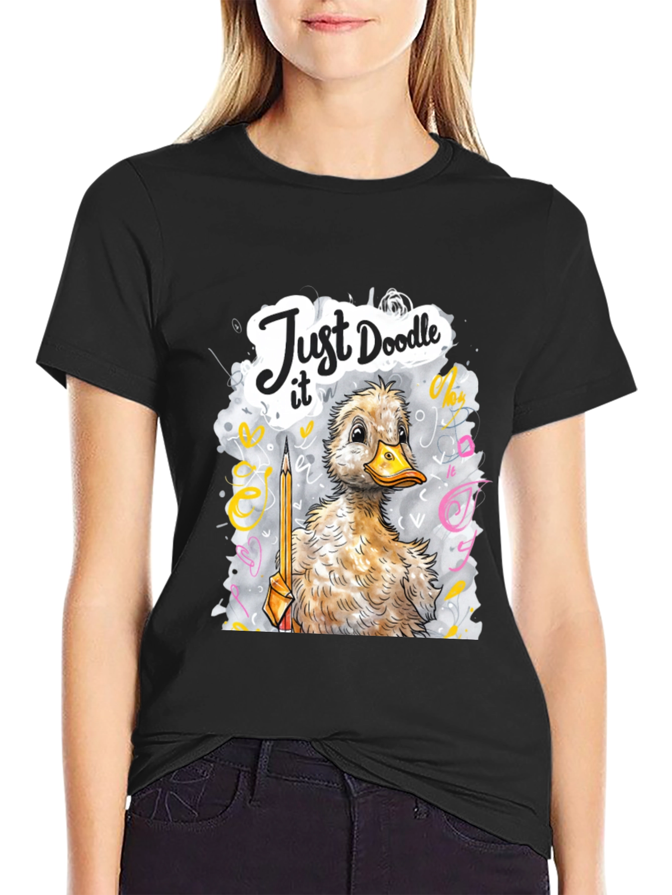 Just Doodle It Duck T-Shirt
