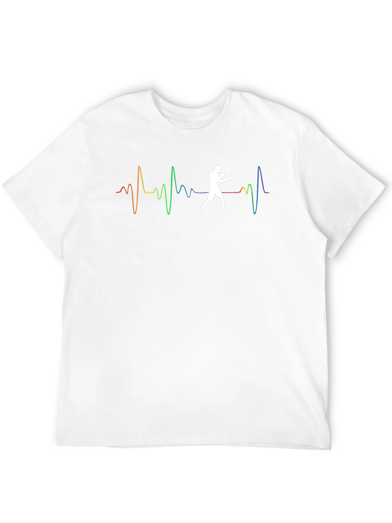 Boxer Heartbeat Graphic Tee - Black