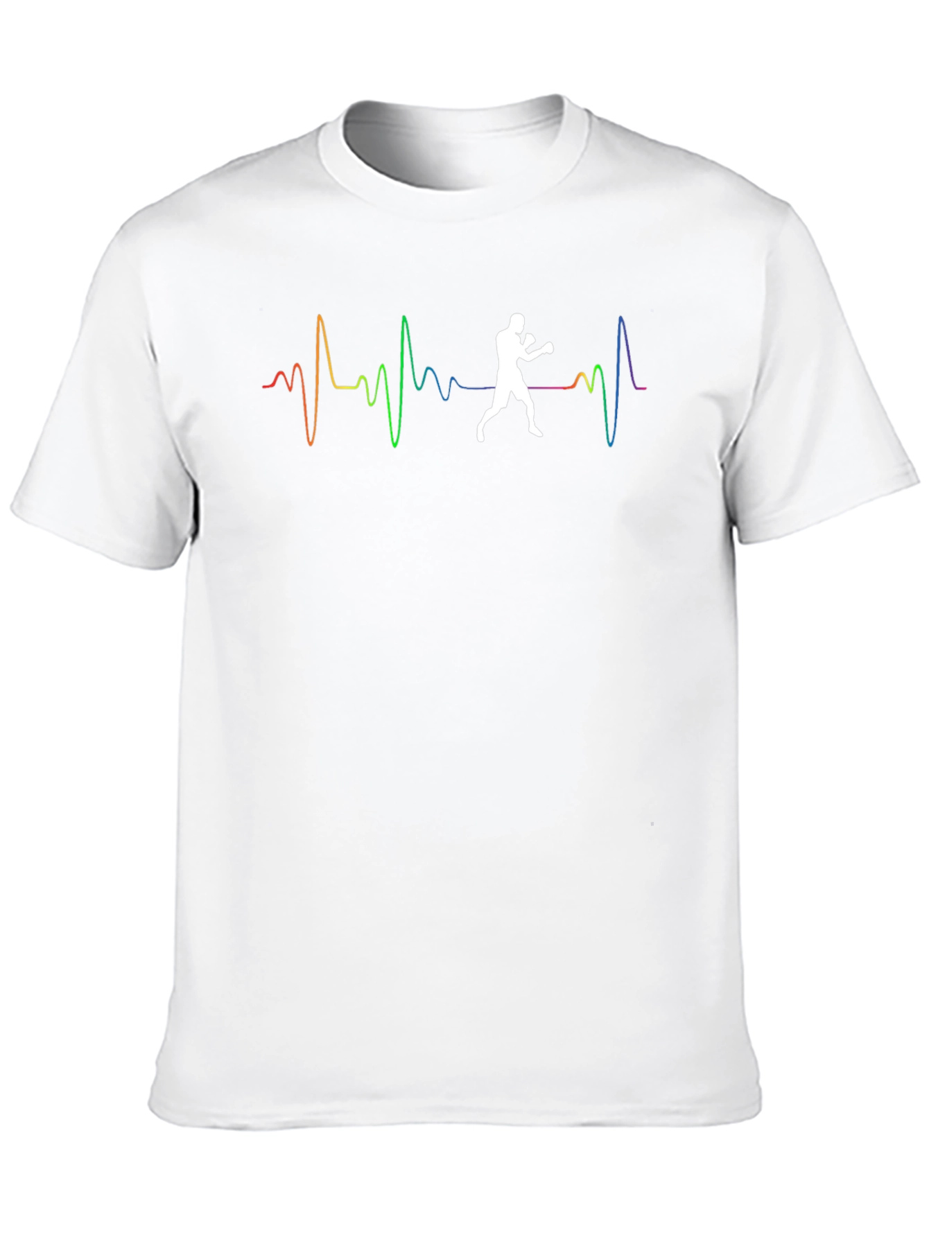 Boxer Heartbeat Graphic Tee - Black