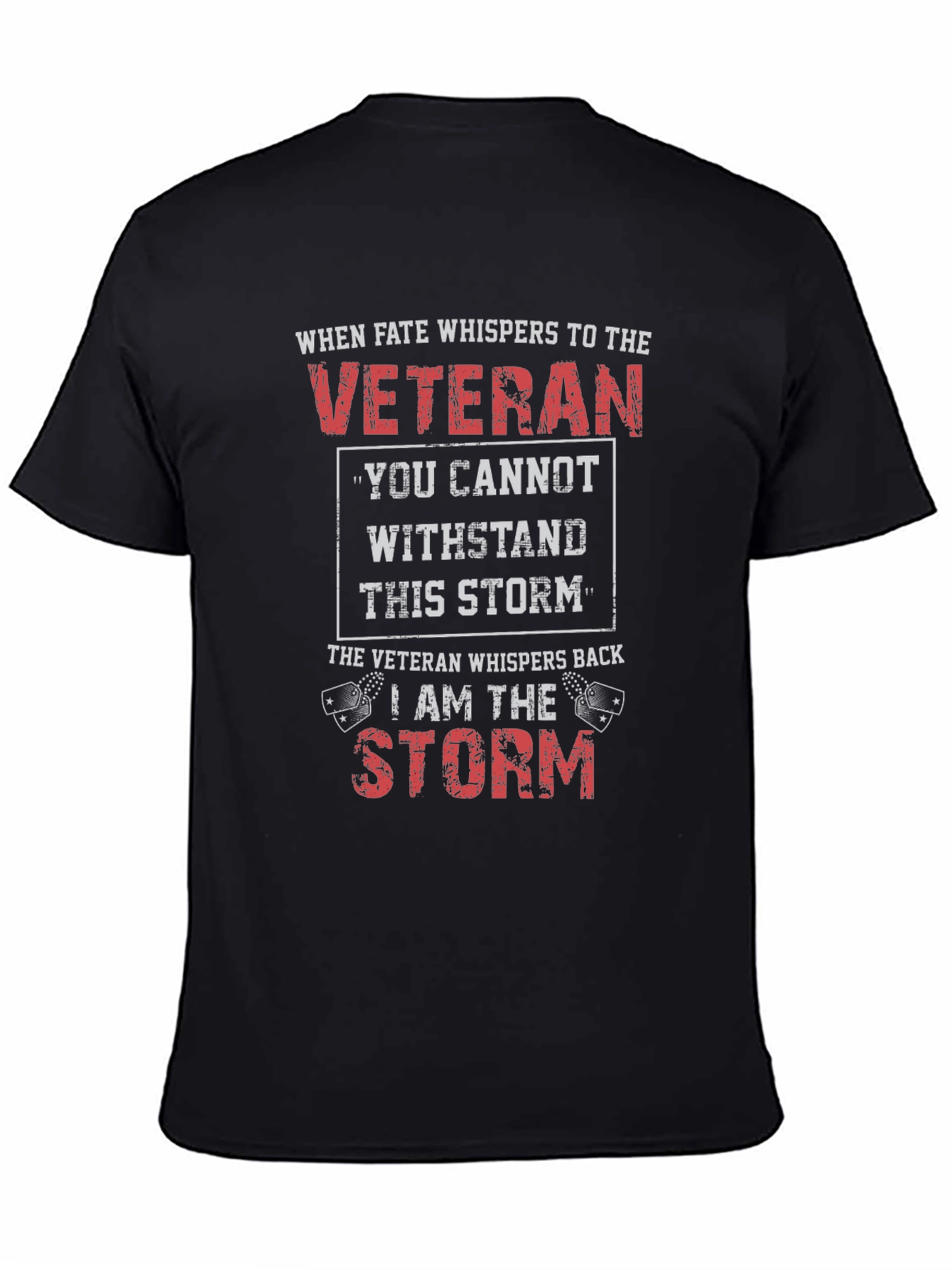Veteran Storm T-Shirt - Military Pride