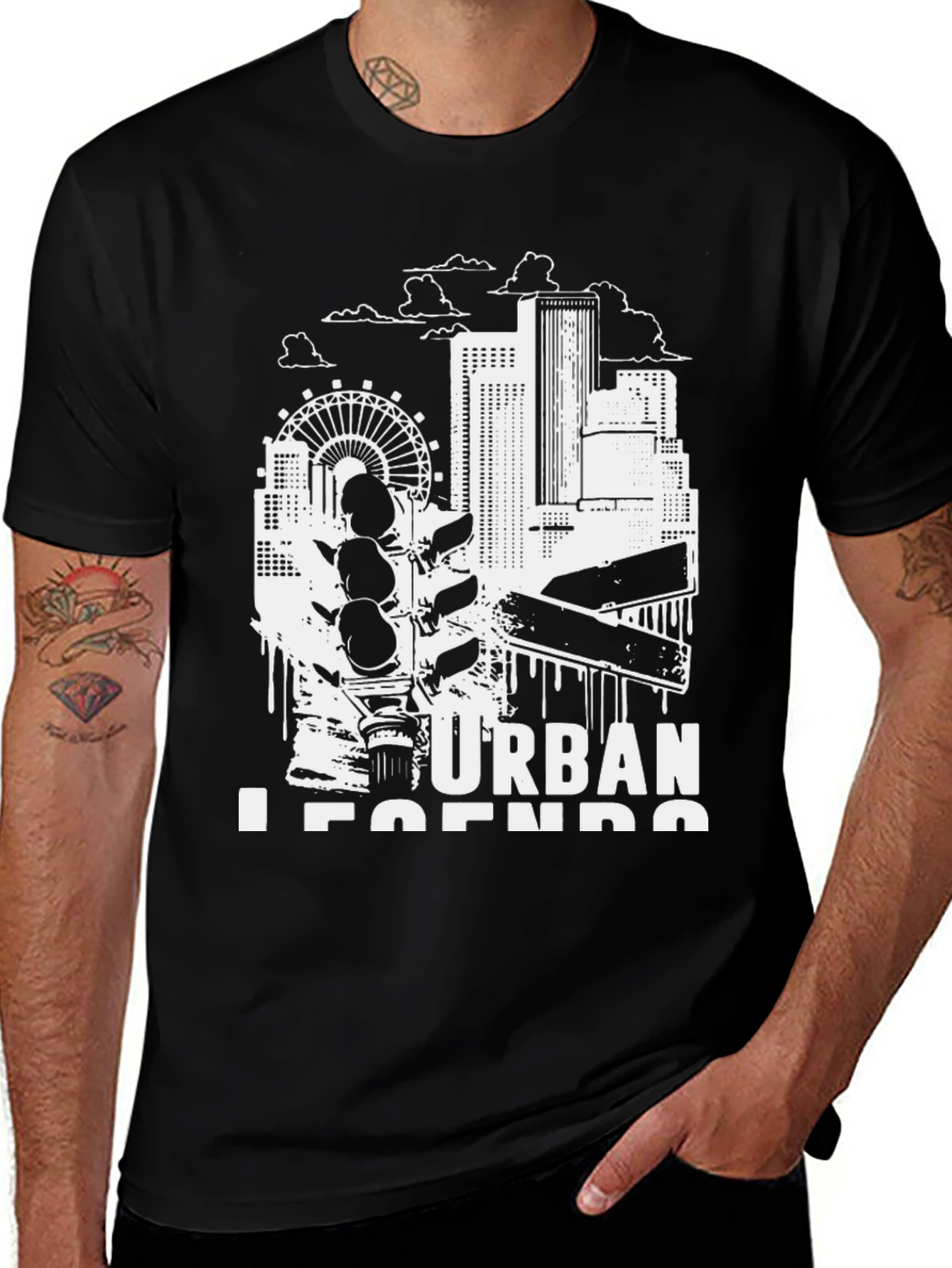 Urban Legends Black T-Shirt