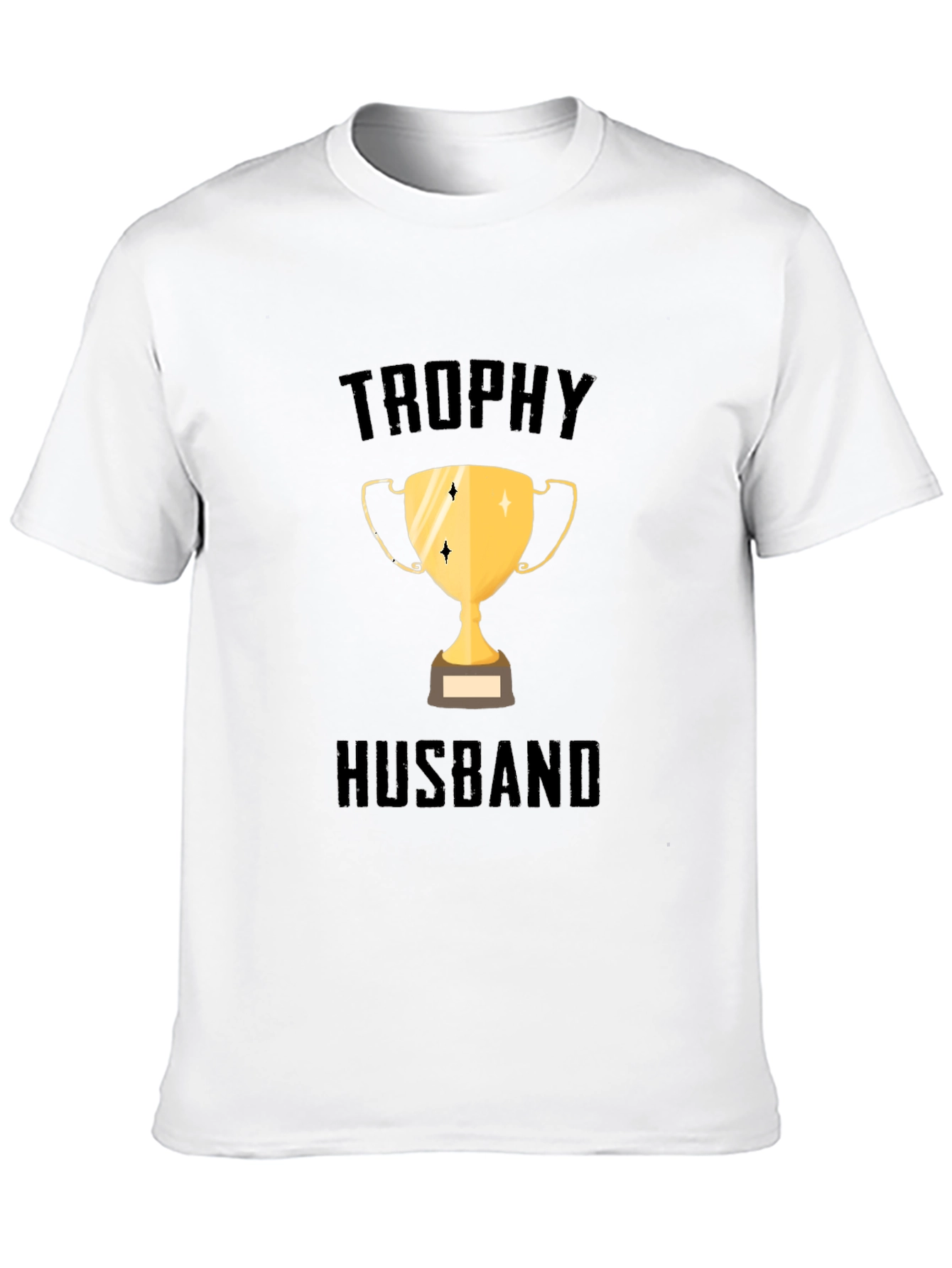 Trophy Husband Graphic Tee - Black
