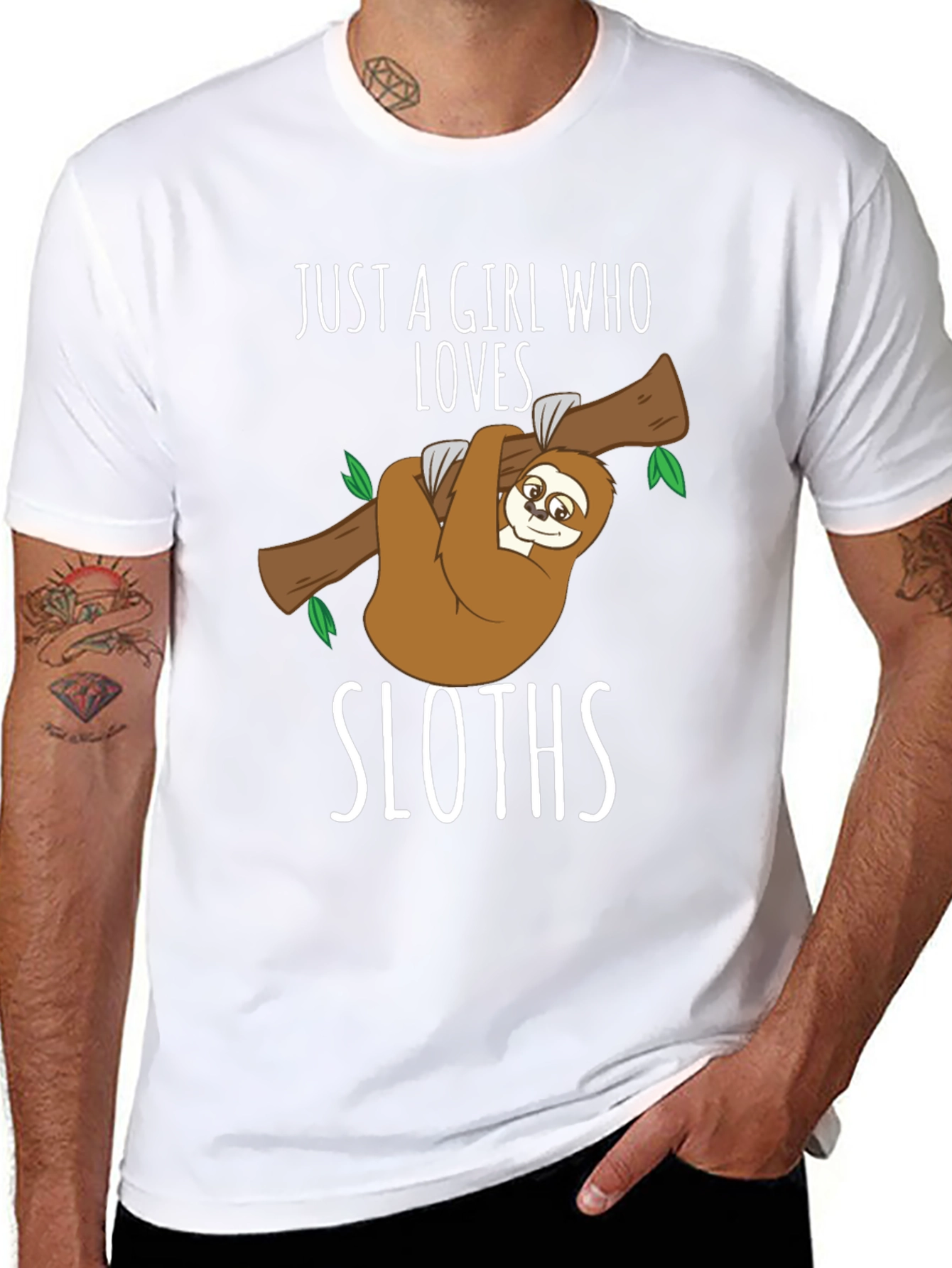 Just A Girl Who Loves Sloths T-Shirt