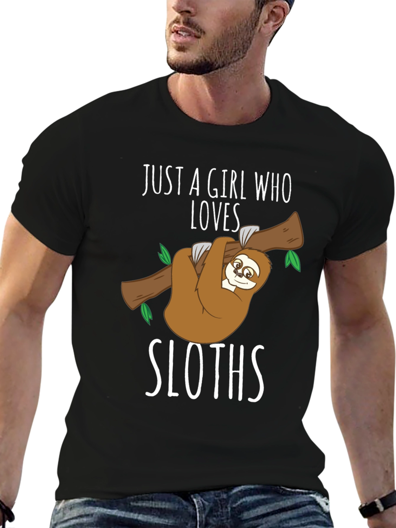 Just A Girl Who Loves Sloths T-Shirt