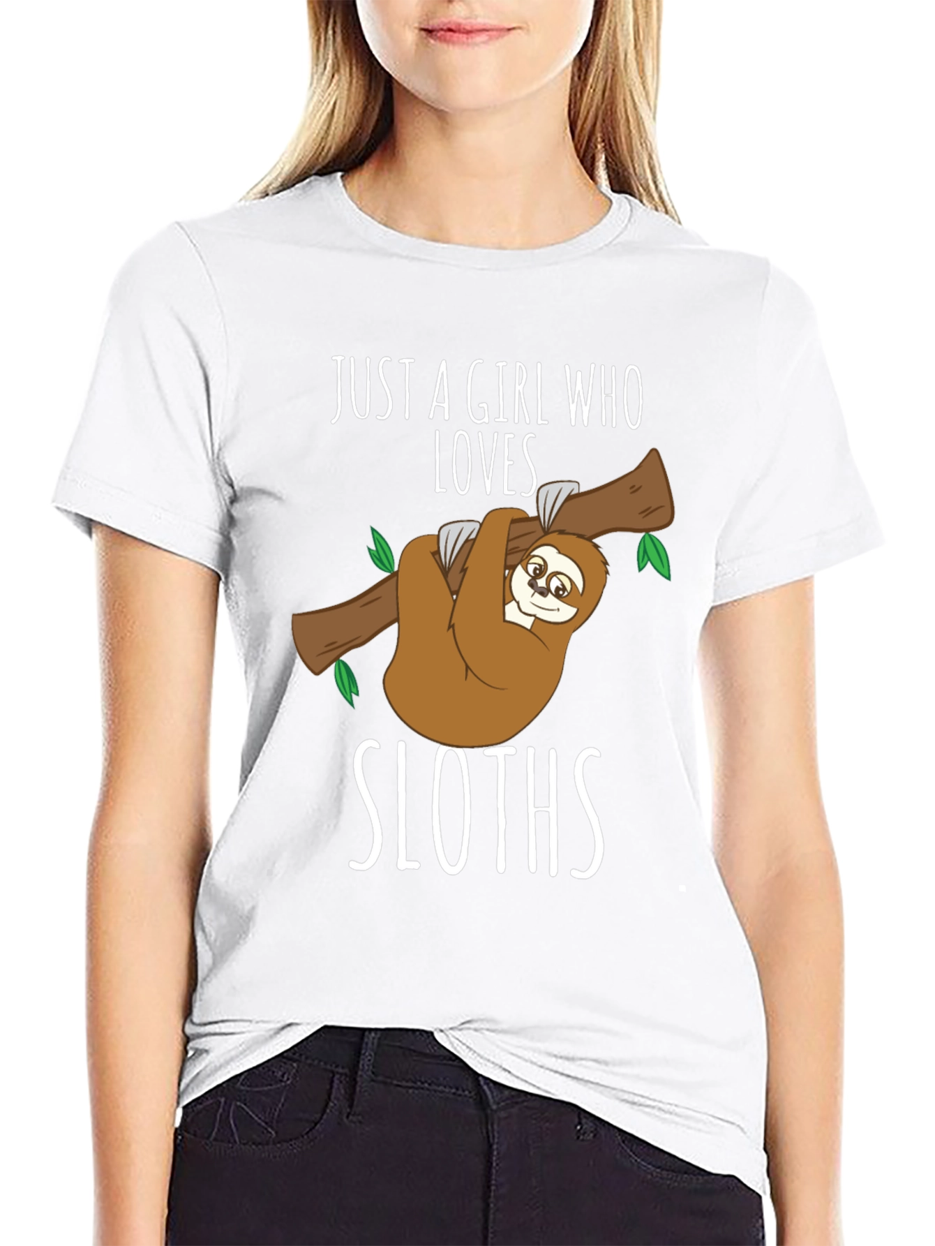 Just A Girl Who Loves Sloths T-Shirt