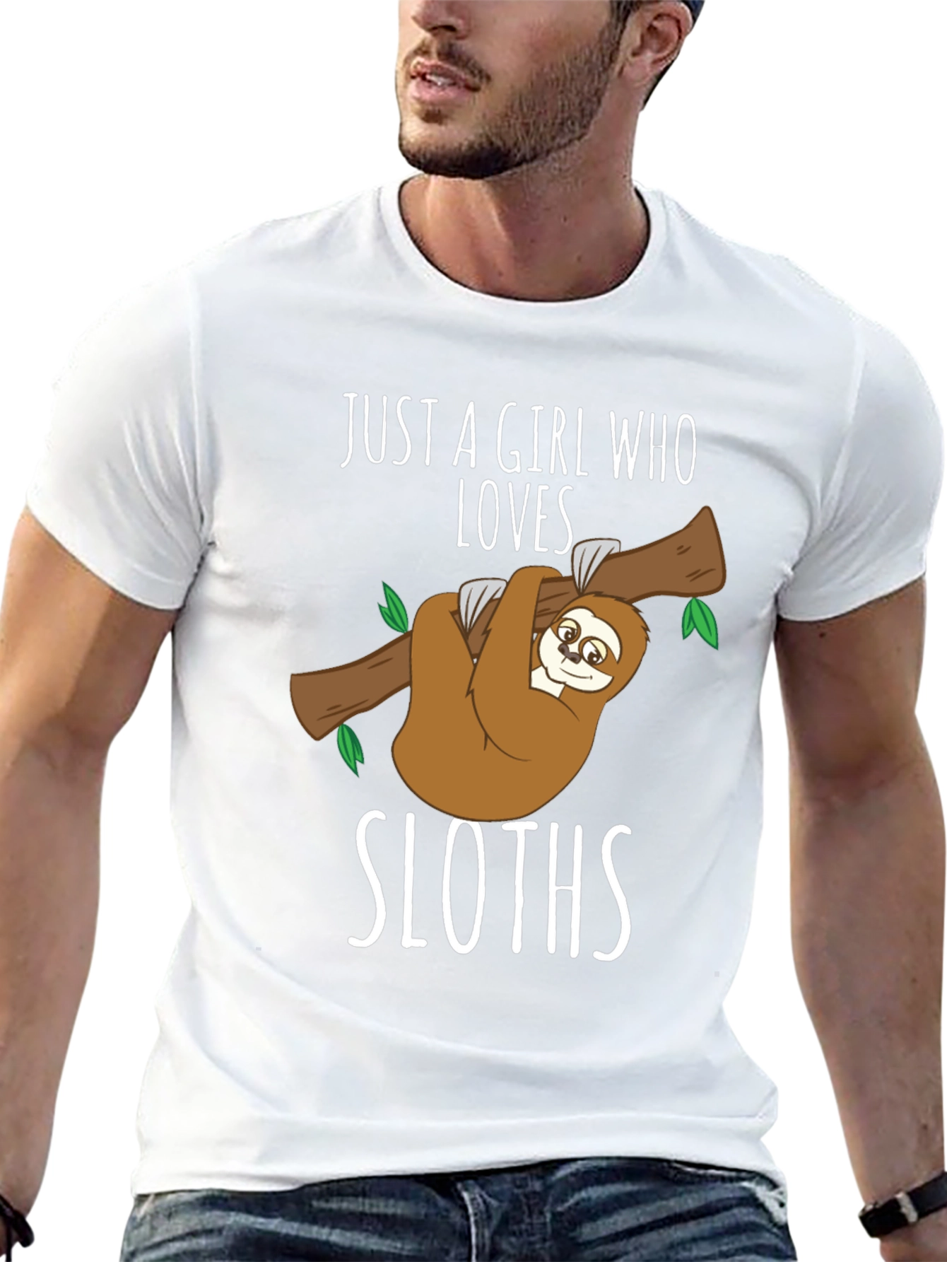 Just A Girl Who Loves Sloths T-Shirt