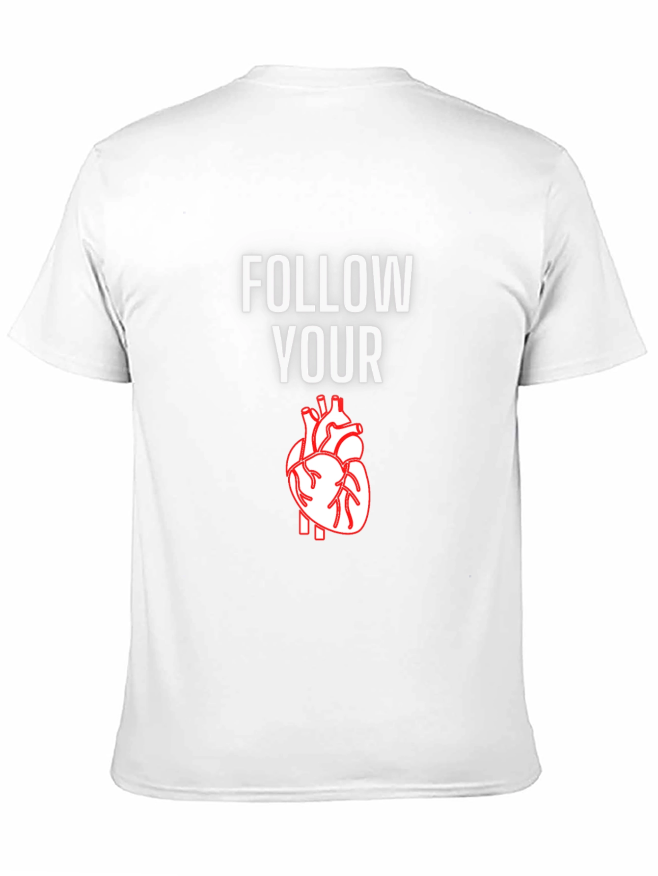 Follow Your Heart Graphic T-Shirt - Casual Comfort