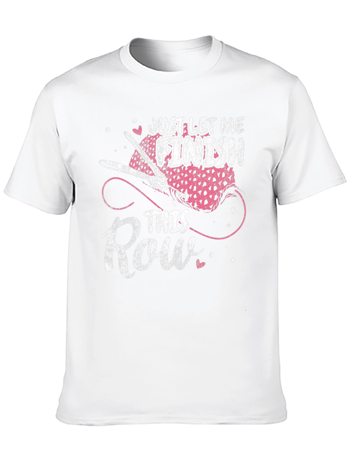 Just Let Me Finish This Row T-Shirt